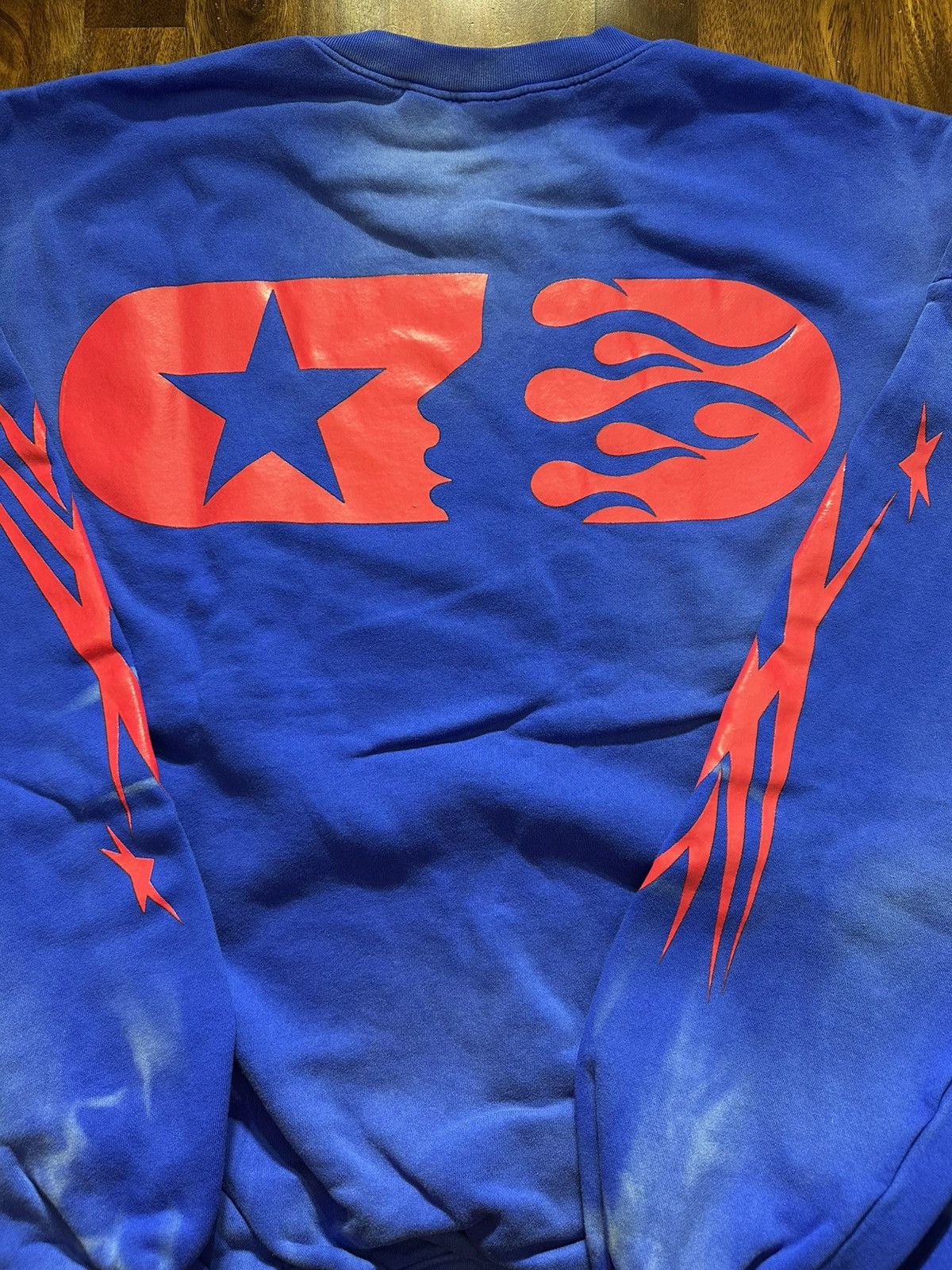 HELLSTAR Hellstar Blue Sports Crewneck Size US XL / EU 56 / 4 - 7 Thumbnail