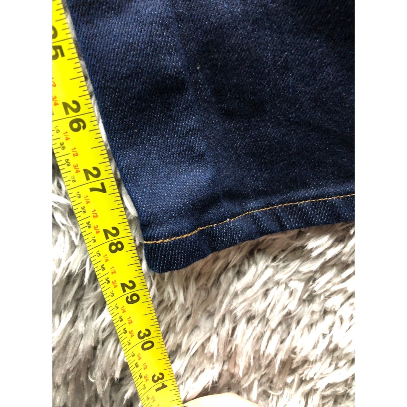 Wrangler Wrangler Rugged Wear Jeans Mens Dark Wash Blue 5-Pocket Denim Straight Leg 44x30 Regular Rise Mid Jeans Size US 44 / EU 60 - 3 Thumbnail