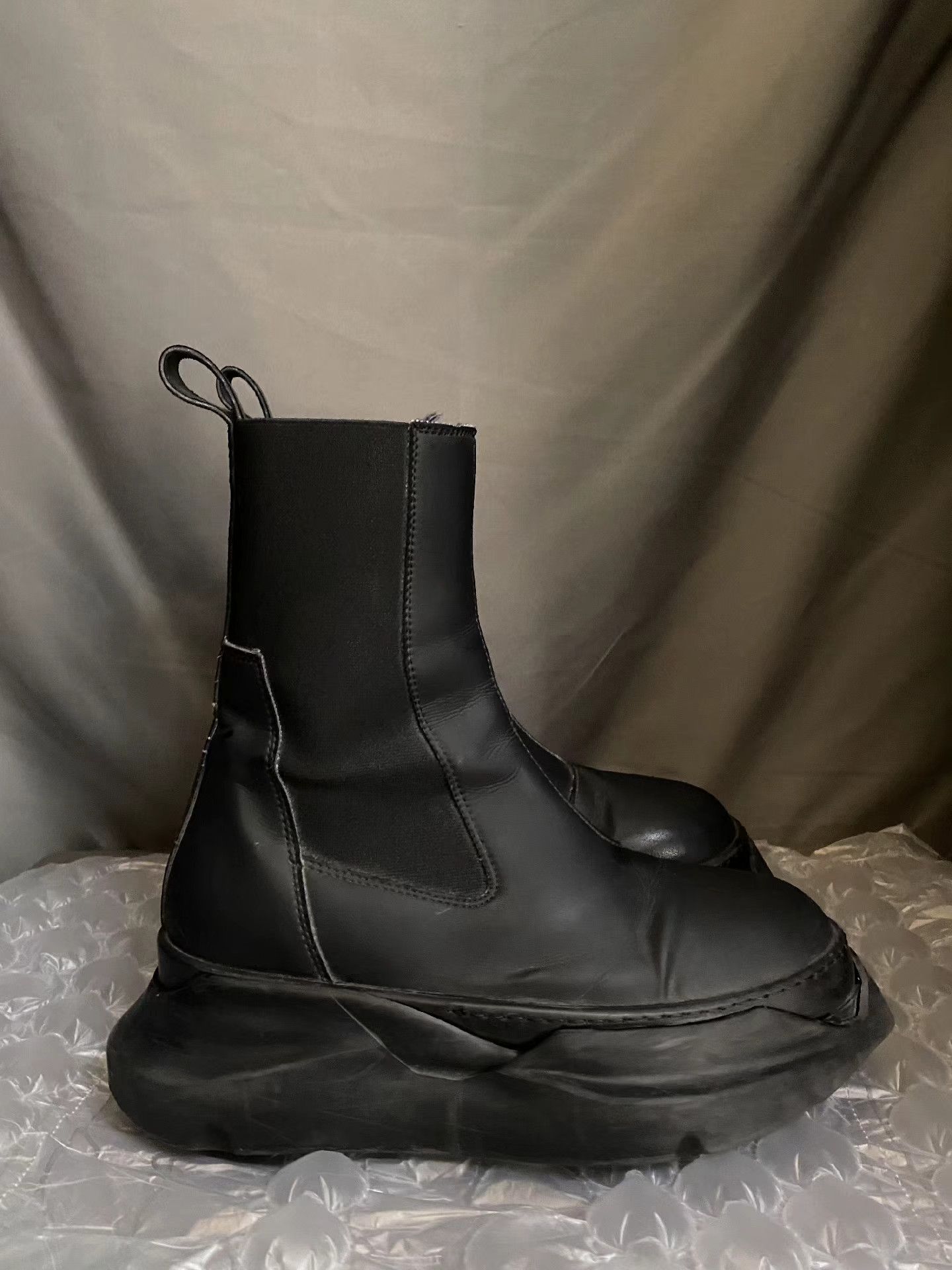 Rick Owens Tank Sole Chelsea Boots