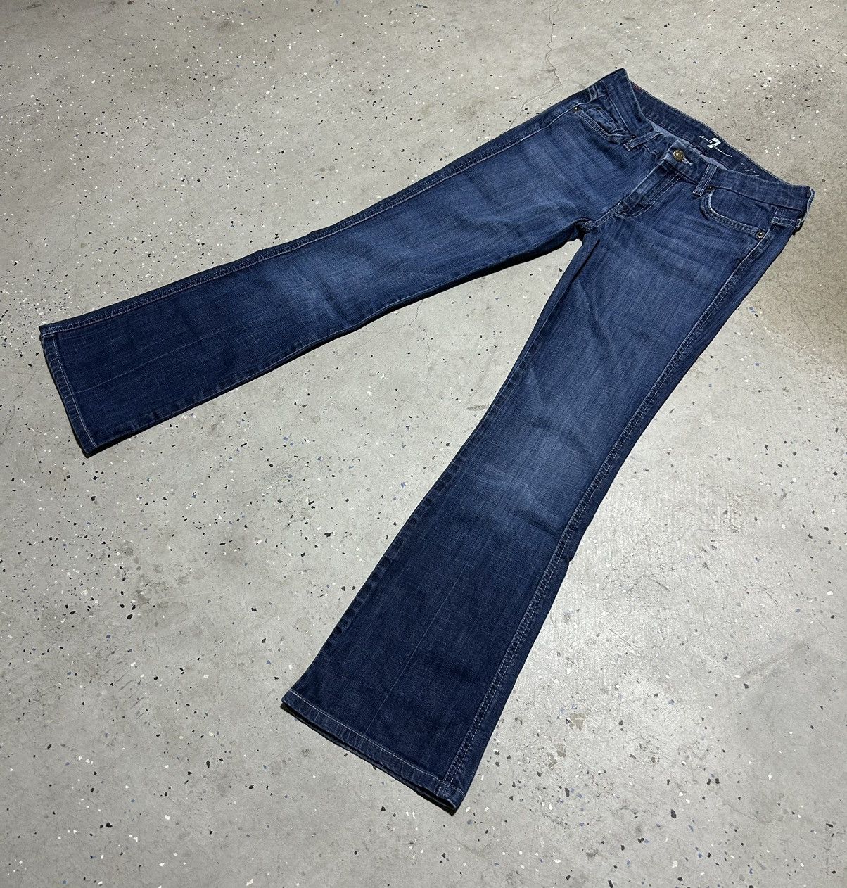 7 For All Mankind “A” Pocket 7 For All Mankind Bootcut Jeans, Women Sz 28 Size 28" / US 6 / IT 42 - 9 Thumbnail