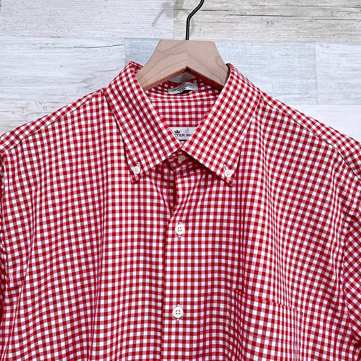 Peter Millar Peter Millar Stretch Twill Shirt Red Gingham Mens Large Size US L / EU 52-54 / 3 - 2 Thumbnail