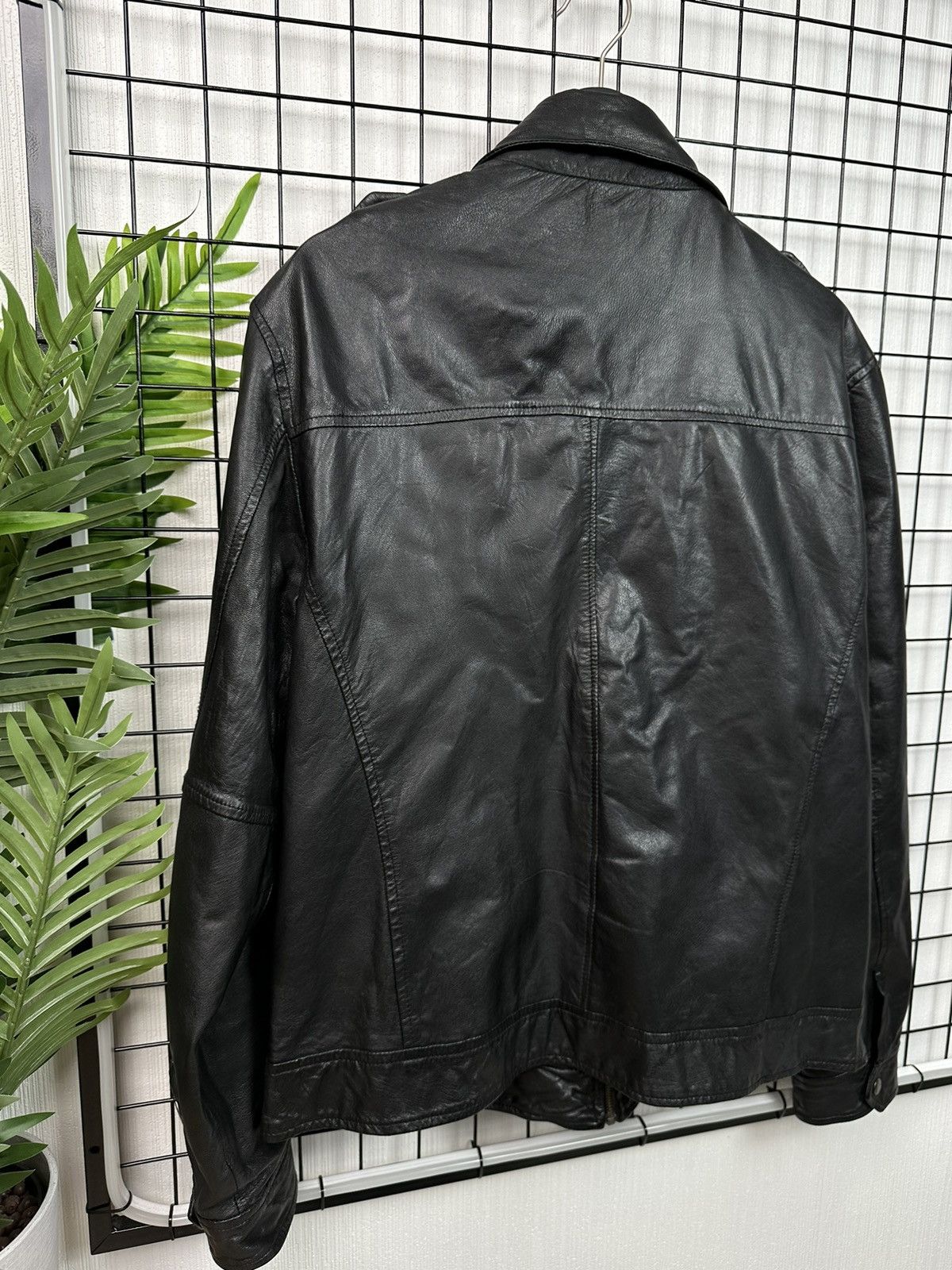 Vintage Leather Jacket Santa-Fe Vintage Men XL Black Size US XL / EU 56 / 4 - 13 Thumbnail