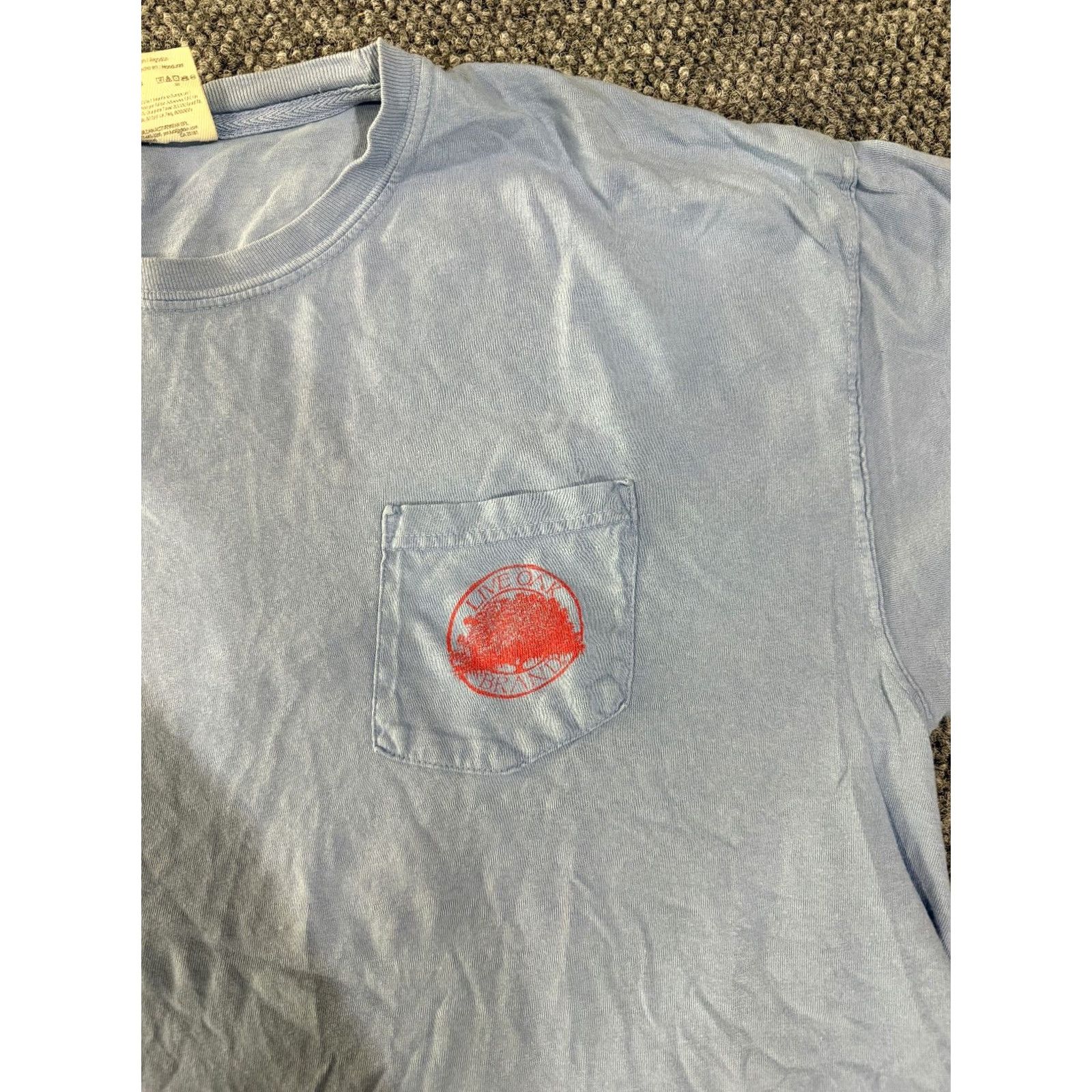 Comfort Colors Comfort Colors T-Shirt Mens XL Blue Hot Sauce Graphic Live Oak Shirt Men XL Blue Hot Sauce Logo 90s? Size US XL / EU 56 / 4 - 7 Thumbnail