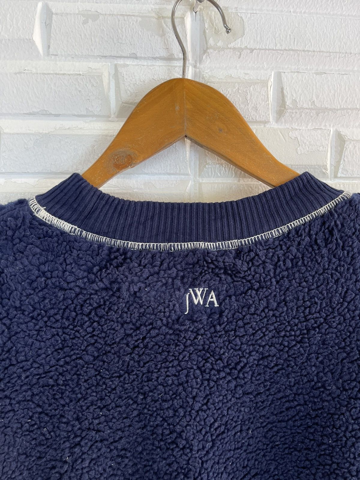 JW Anderson 00’ JW ANDERSON Sherpa Fleece Sweater Size US M / EU 48-50 / 2 - 4 Thumbnail