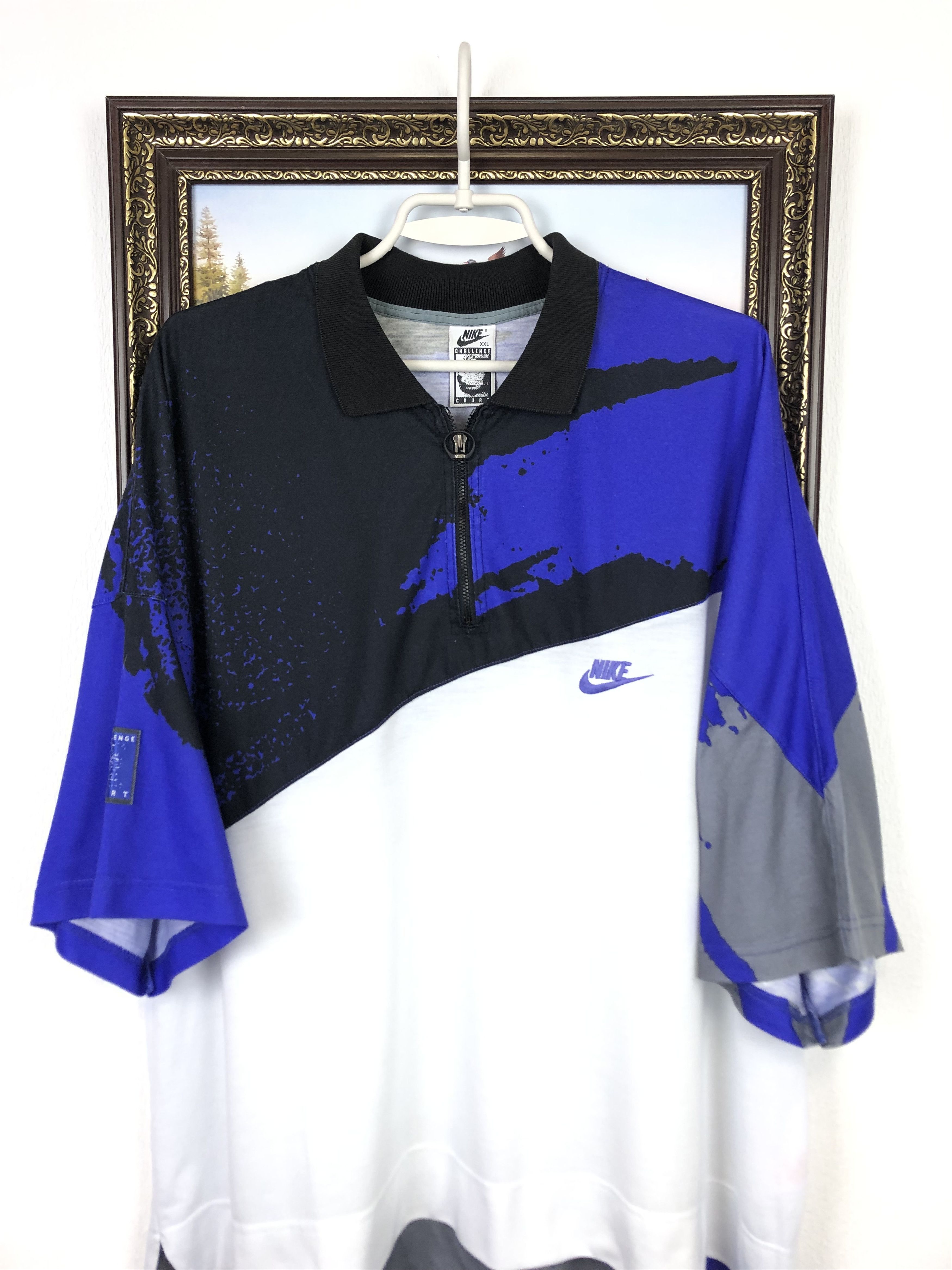 Nike Vintage Nike French Open Agassi Tennis Shirt Player Version Size US XXL / EU 58 / 5 - 2 Thumbnail