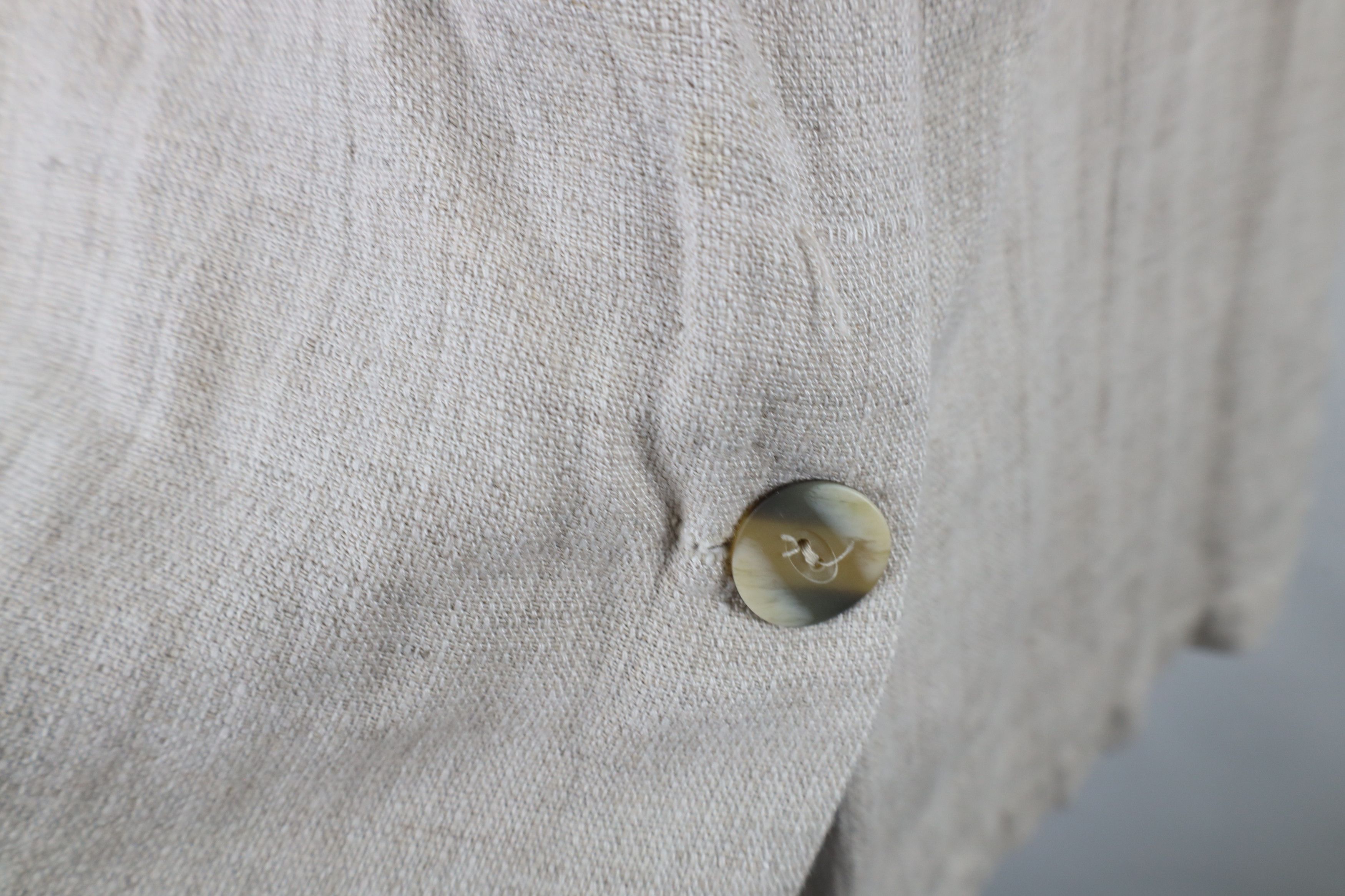 Vintage Vintage 90s Lagenlook Linen Blend Button Jacket Tunic USA Size XL / US 12-14 / IT 48-50 - 7 Thumbnail