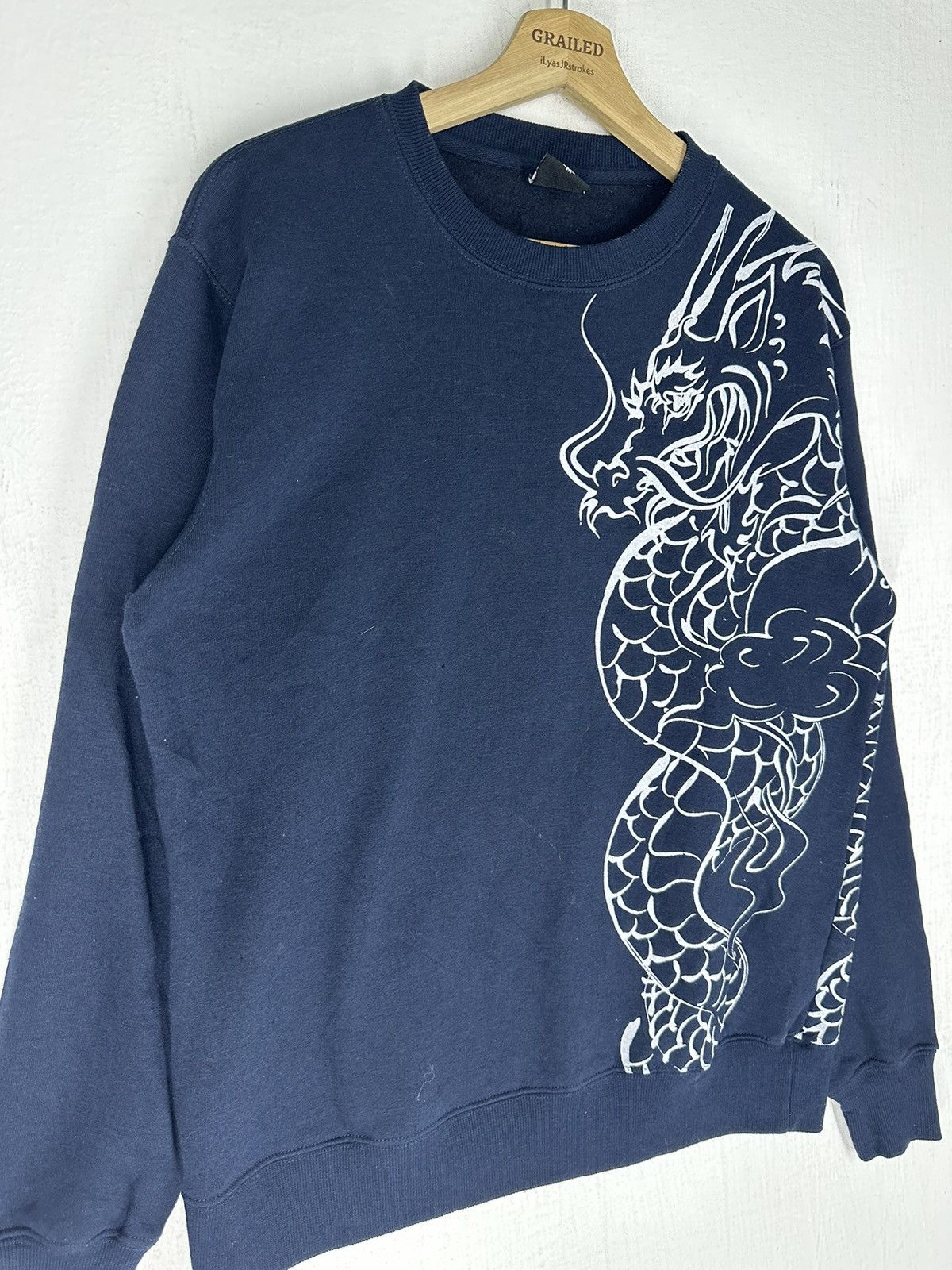 Japanese Brand Natural Vivration Dragon Printed Sweatshirt Size US M / EU 48-50 / 2 - 3 Thumbnail
