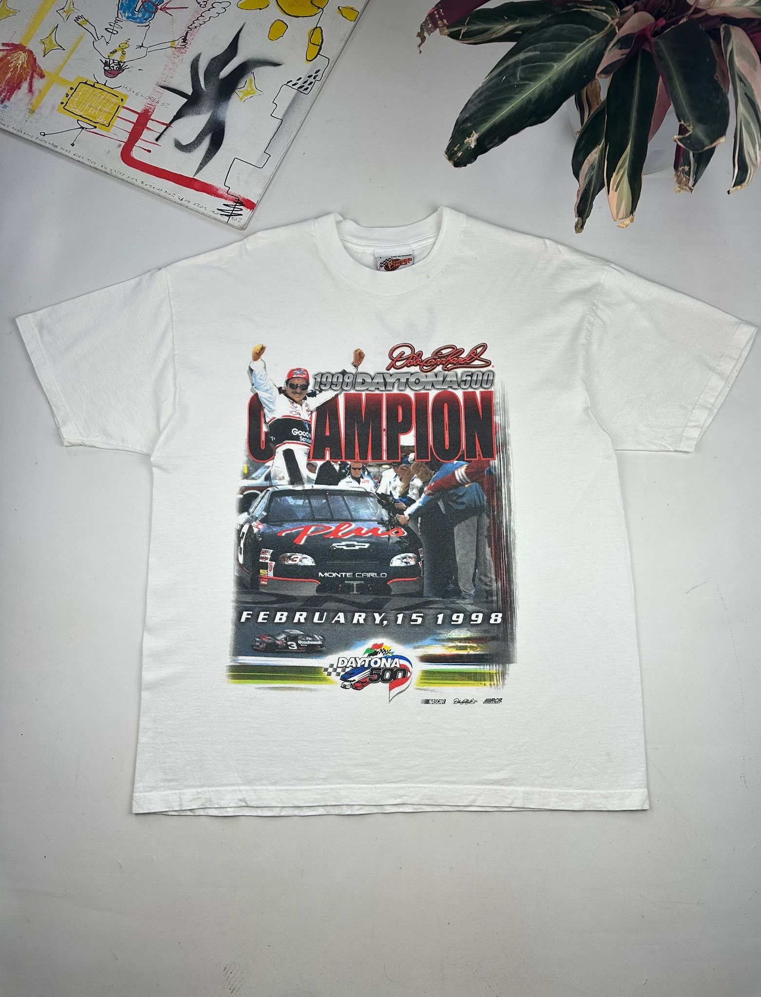 NASCAR Vintage Dale Earnhardt Jr T Shirt Nascar Racing AOP Size US L / EU 52-54 / 3 - 1 Thumbnail