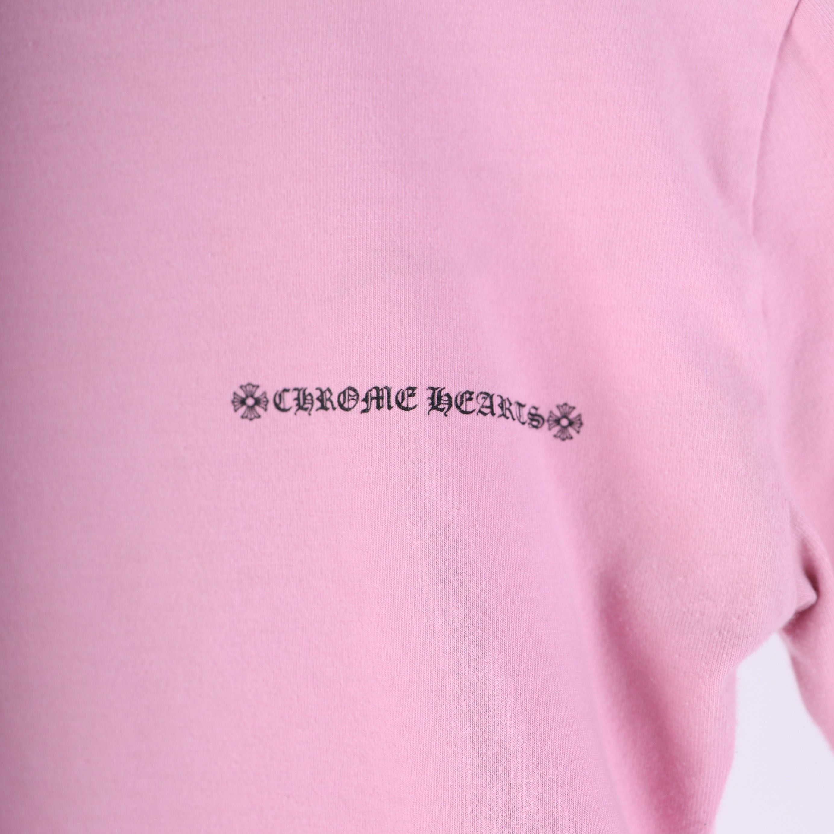 Chrome Hearts CH MATTY BOY PINK CROP TOP FLAMES Size S / US 4 / IT 40 - 3 Thumbnail