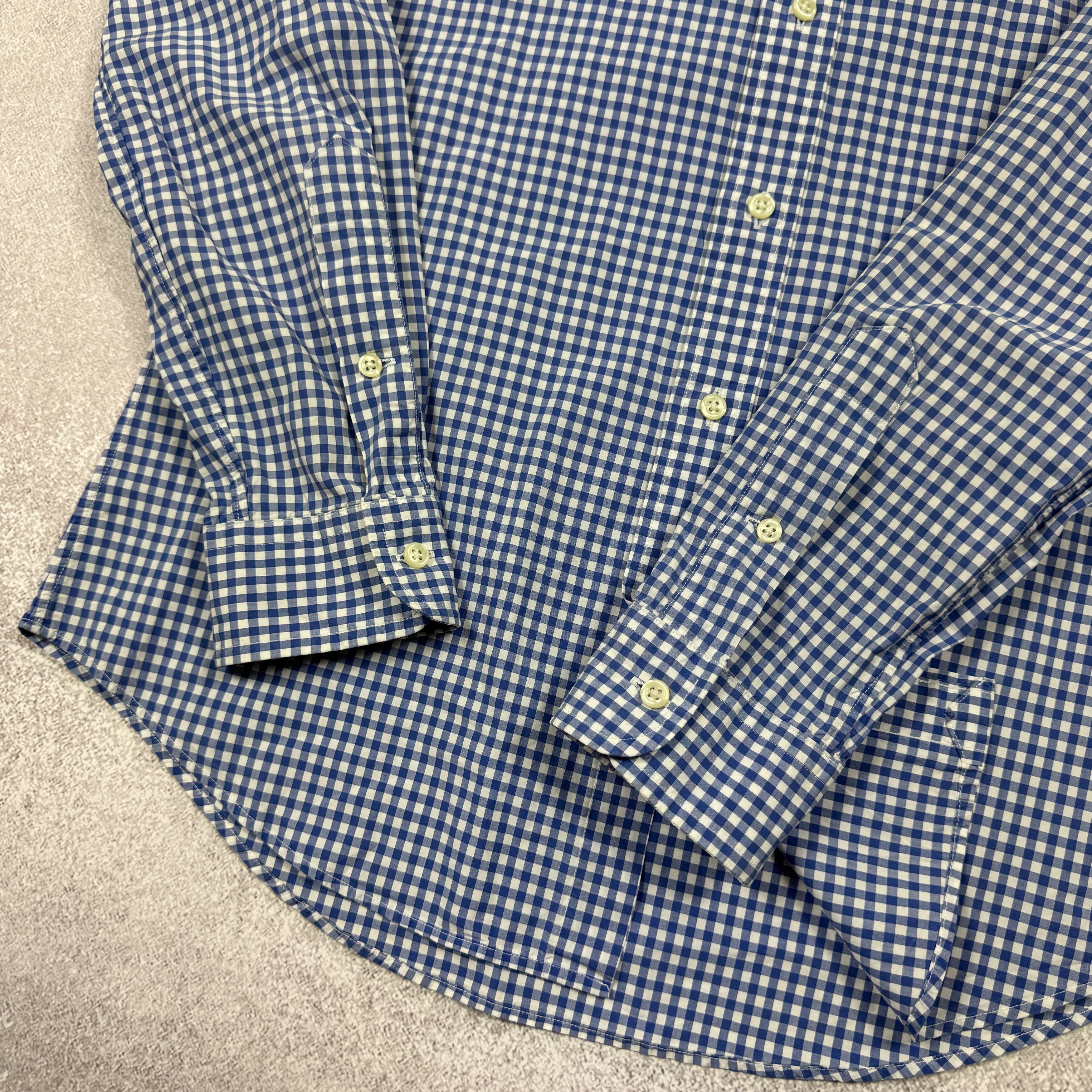 Polo Ralph Lauren Men`s Polo Ralph Lauren Slim Fit Cotton Blue Shirt Size M Size US M / EU 48-50 / 2 - 5 Thumbnail