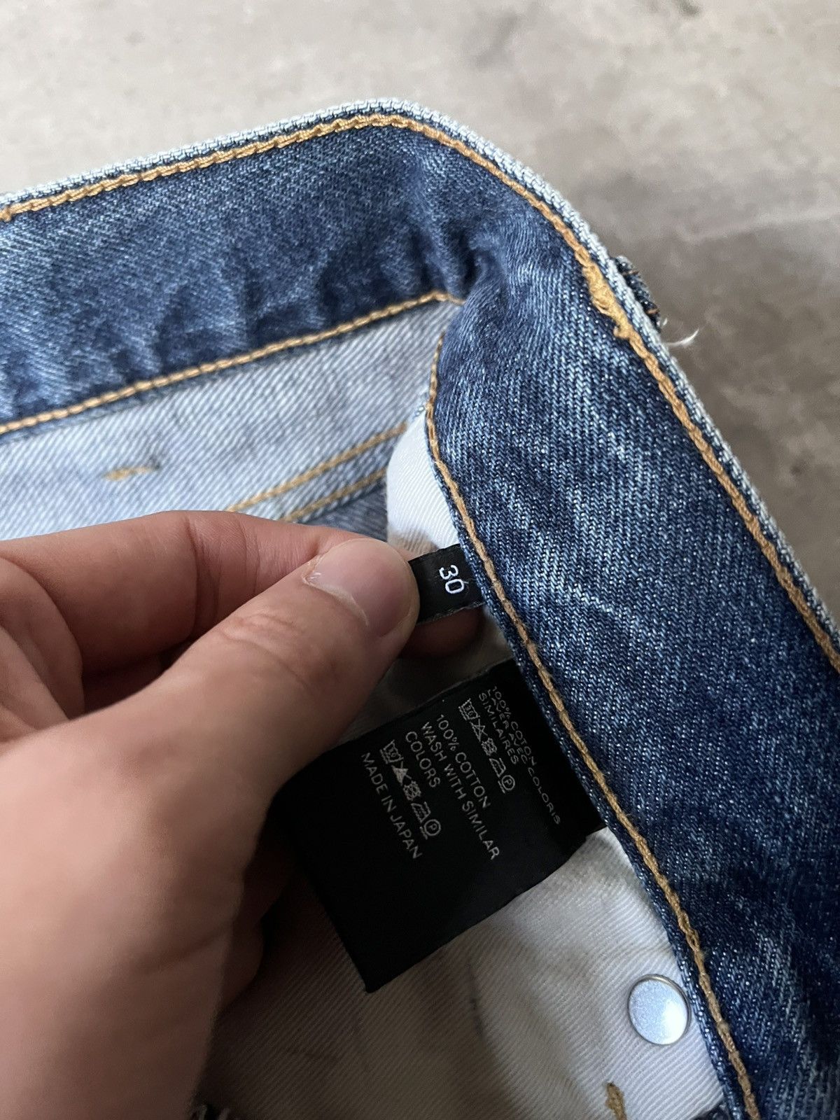 Celine Celine by Hedi Slimane Union Wash Regular Jeans Size US 30 / EU 46 - 11 Thumbnail
