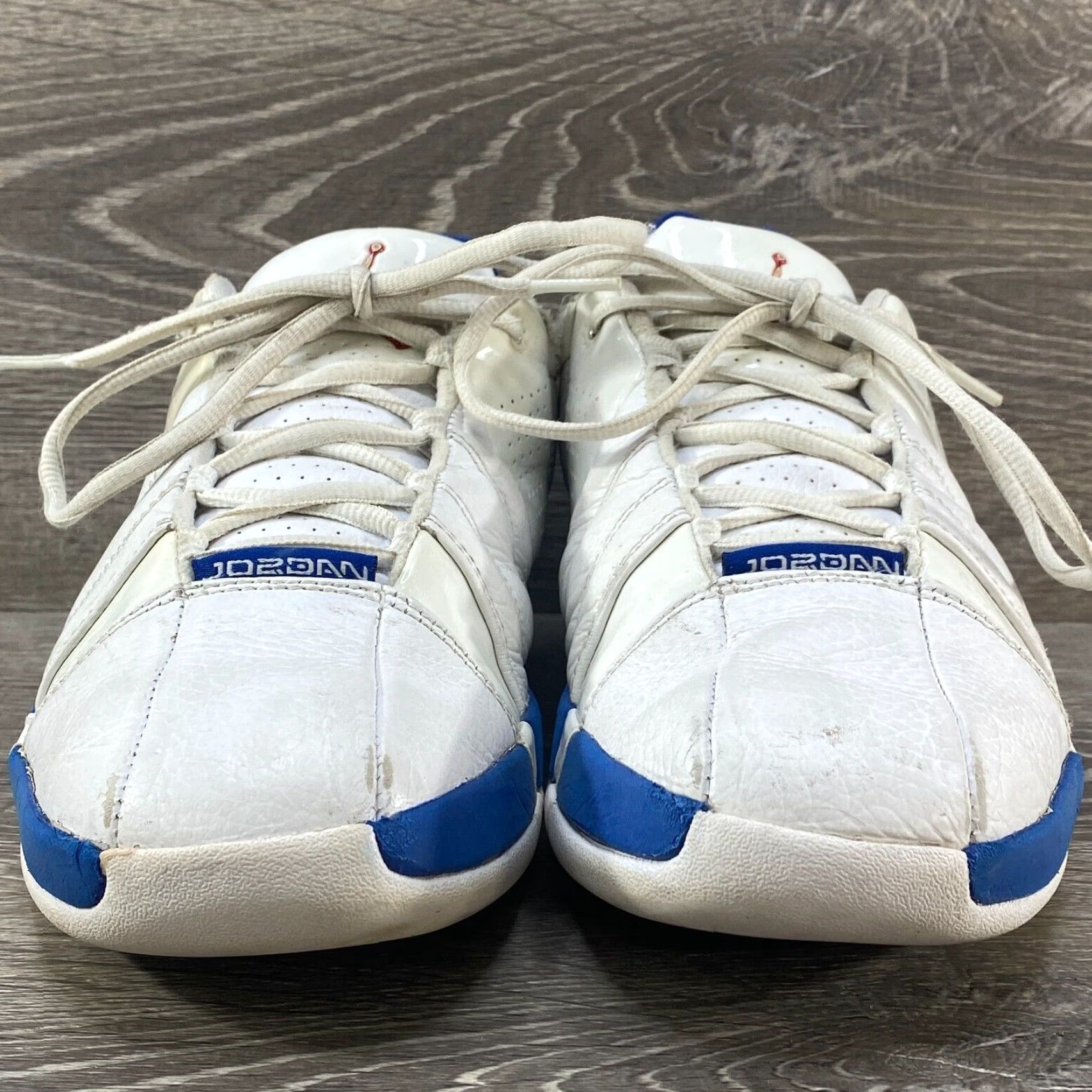 Nike Nike Air Jordan Retro Team Elite Low Top Basketball Shoes White Leather Mens 7.5 Size US M / EU 48-50 / 2 - 5 Thumbnail
