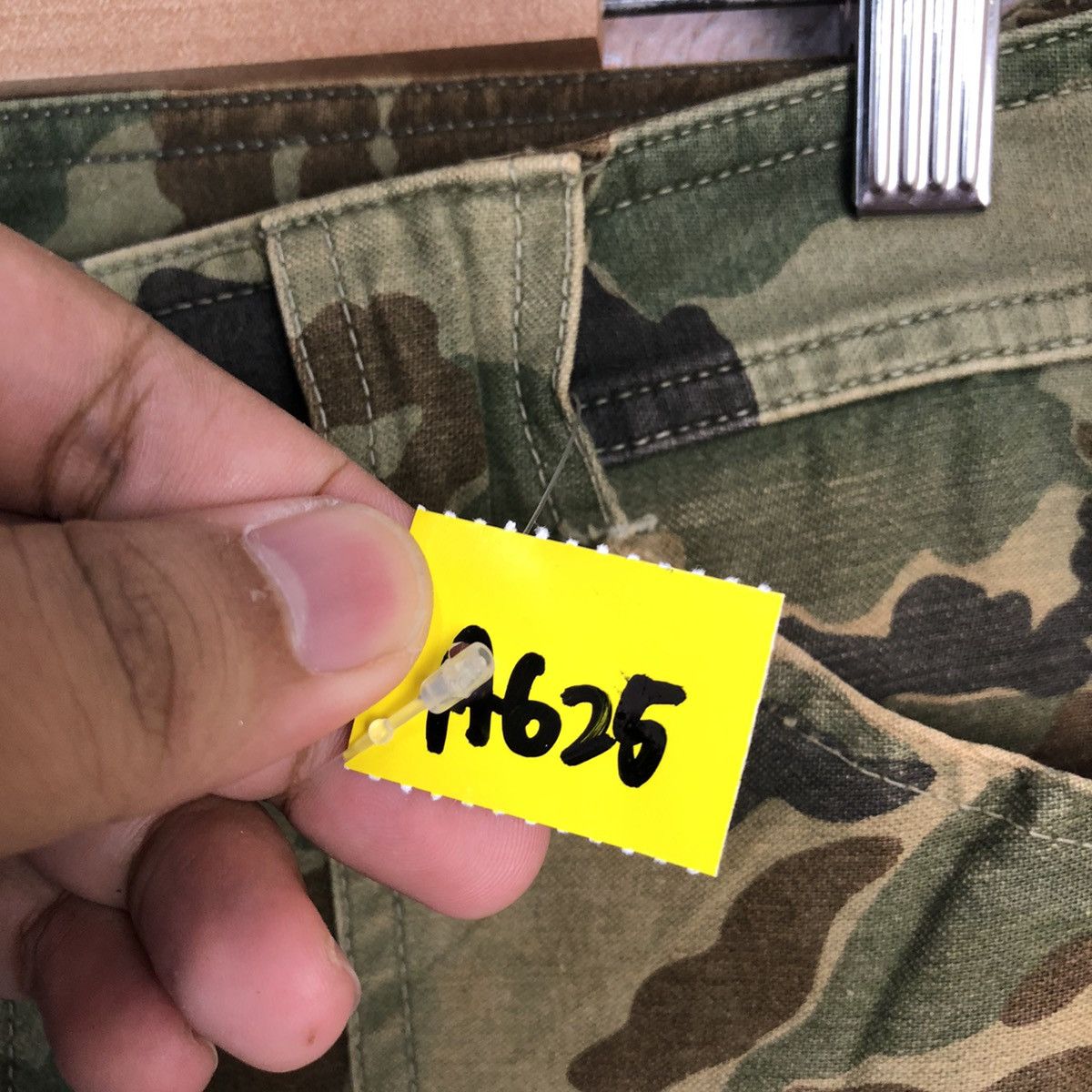 Japanese Brand Even River Green Camo Cargo Multipocket Pants #A625 Size US 31 - 14 Thumbnail