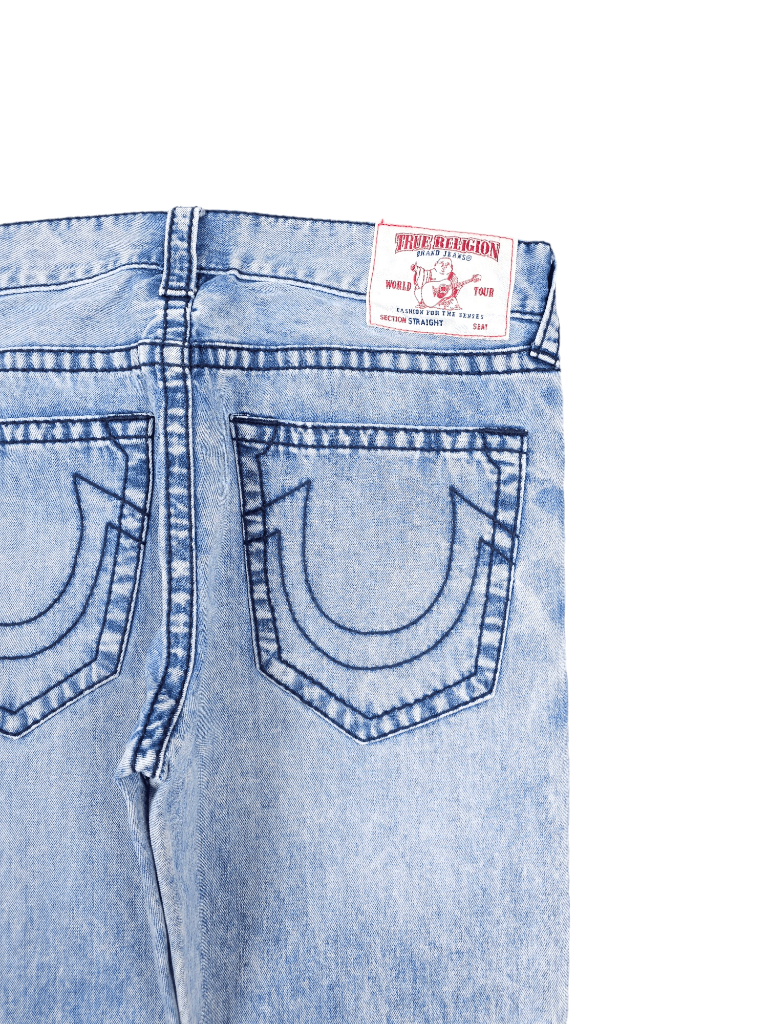 Japanese Brand × True Religion 💎 Size 36/32 True Religion Loose Washed Denim Jeans Y2K Size US 36 / EU 52 - 16 Thumbnail