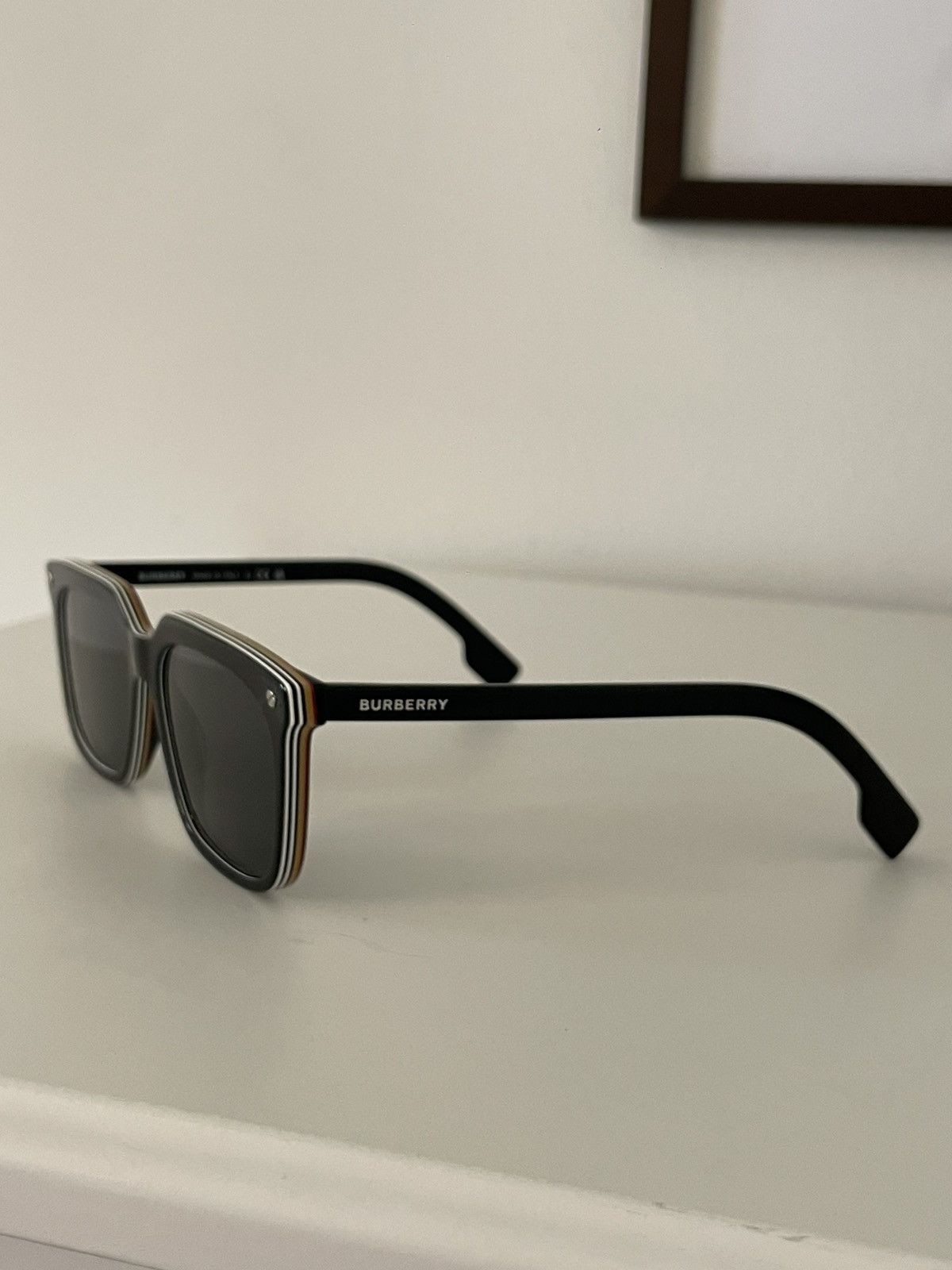 Burberry Mens Black Burberry Sunglasses Size ONE SIZE - 4 Thumbnail