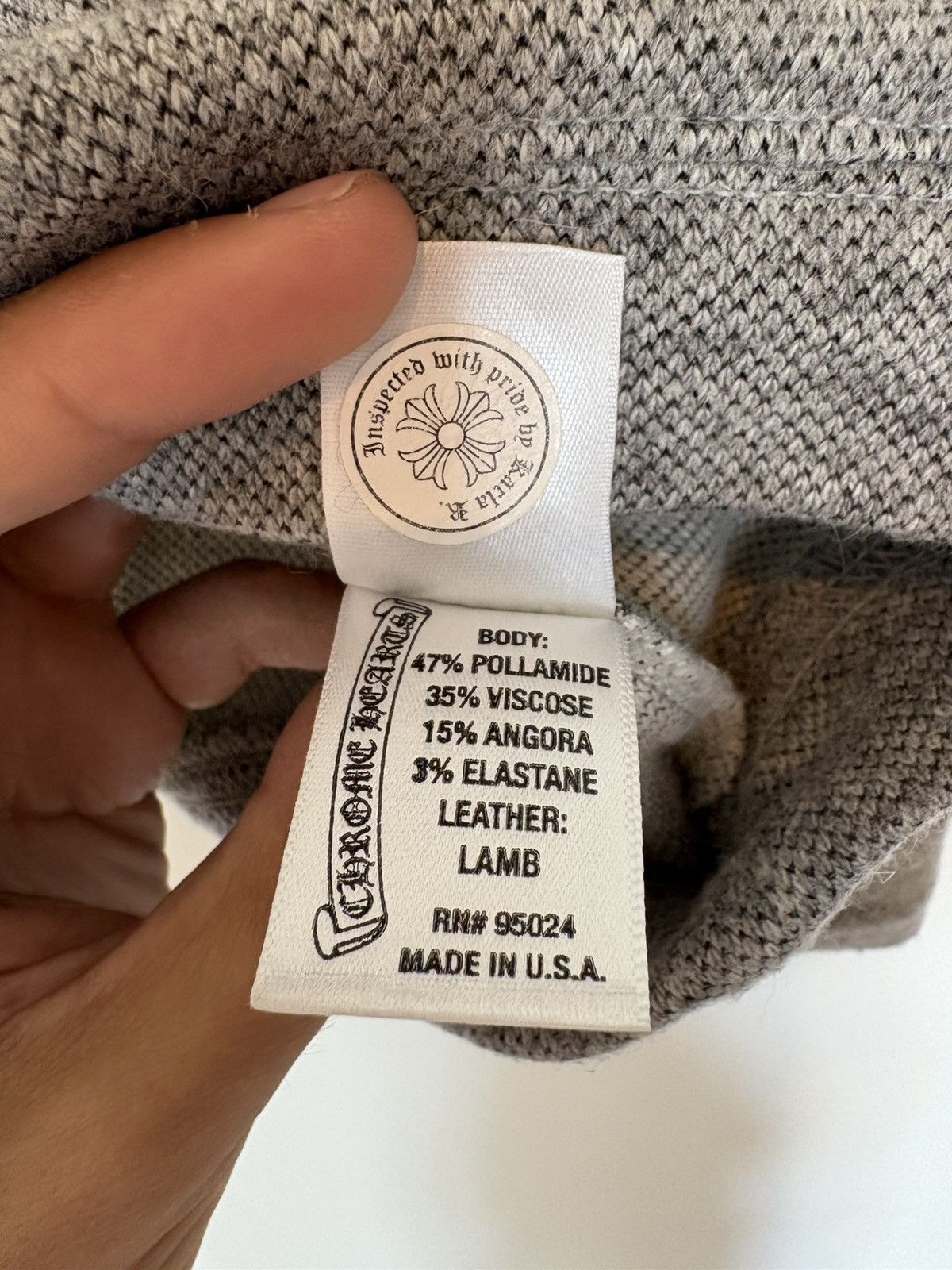 Chrome Hearts CASHMERE FLOODED CROSS SWEATER Size US S / EU 44-46 / 1 - 7 Thumbnail