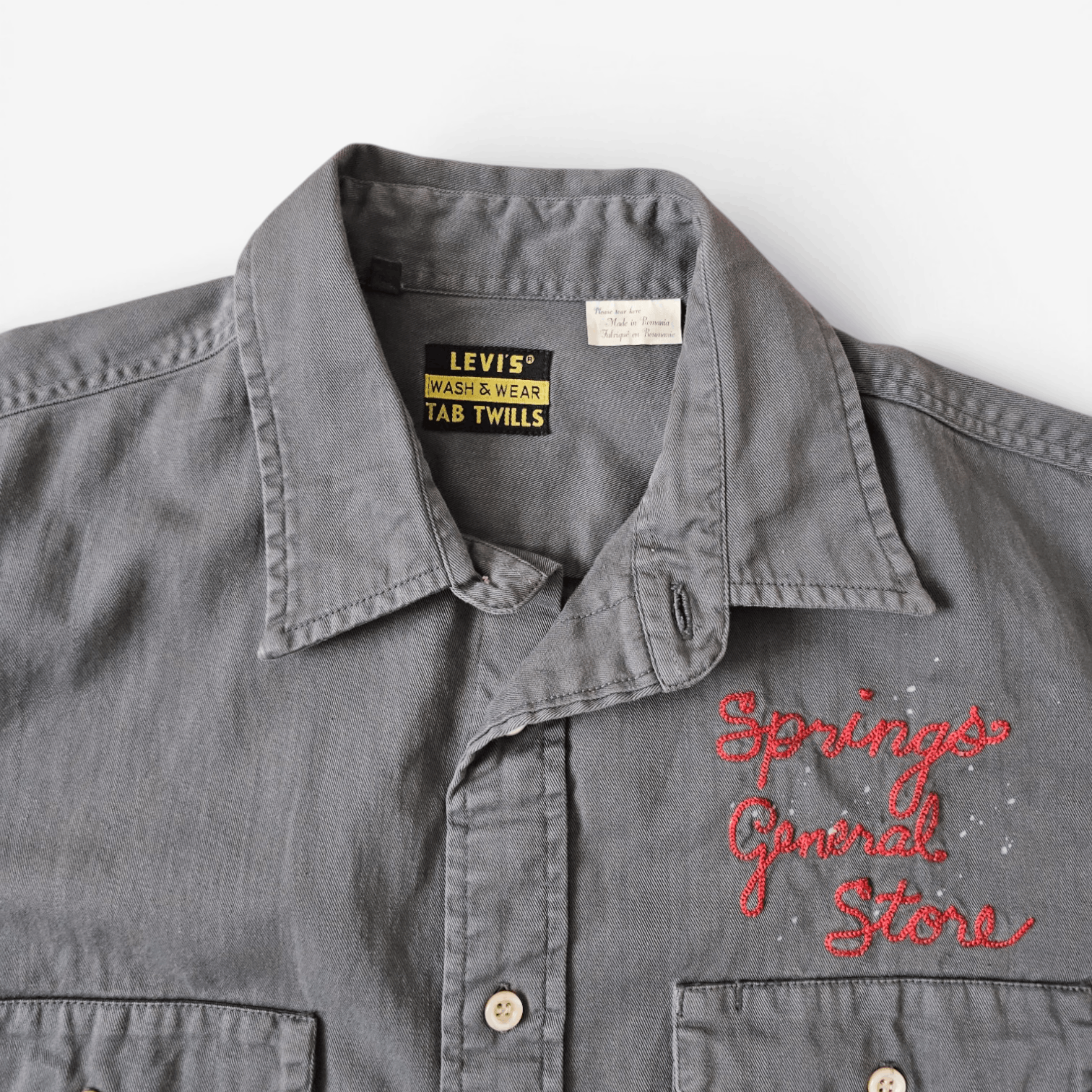 Levi's Vintage Clothing LVC Levi's Vintage Clothing 1950s Tab Twills Shirt M FW16 Size US M / EU 48-50 / 2 - 4 Thumbnail
