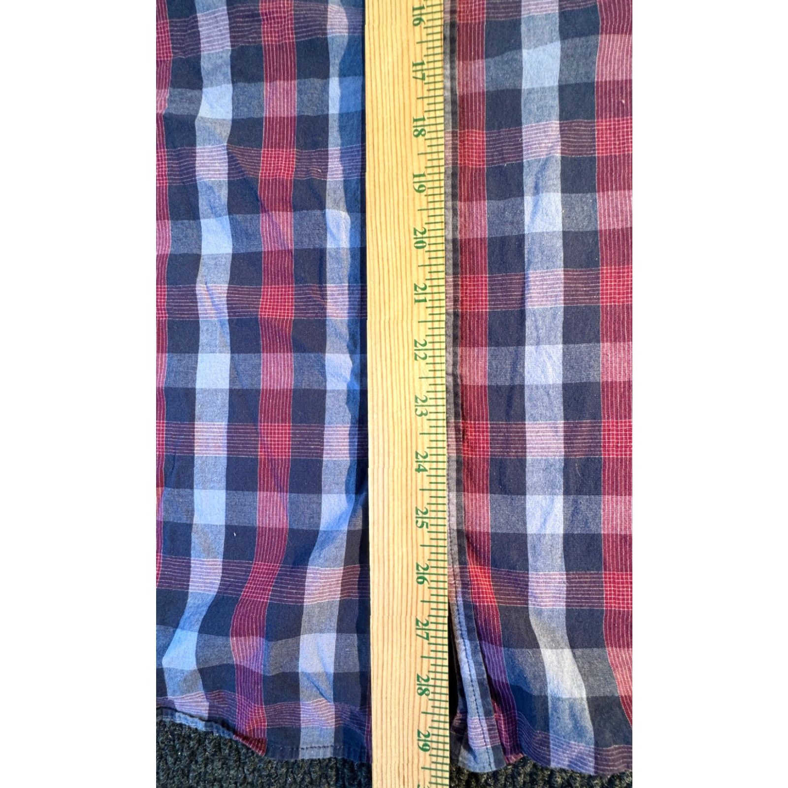 Vintage Falls Creek 3XL Blue Check Shirt Long Sleeve Button-Up Slim Men's Size US XXL / EU 58 / 5 - 5 Thumbnail