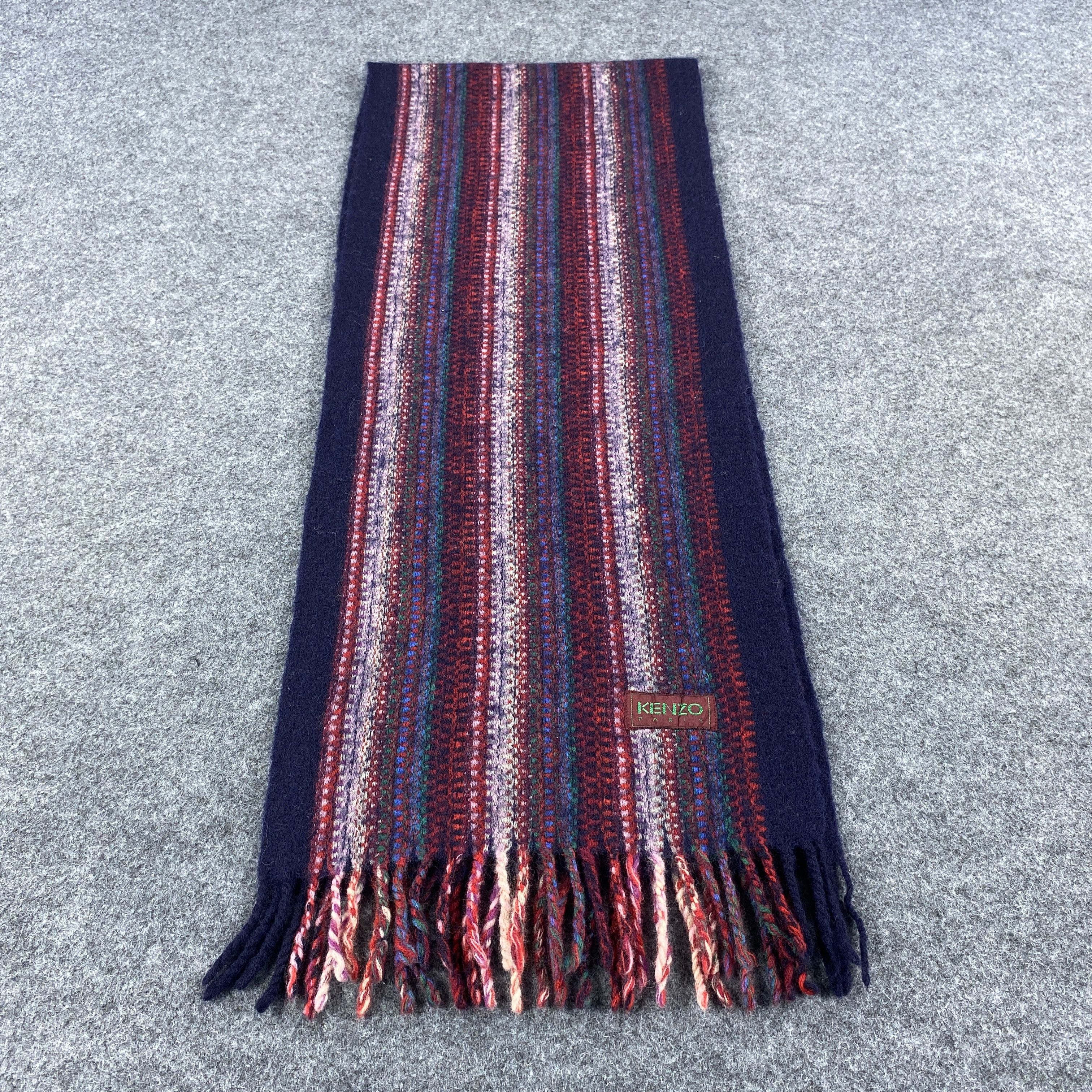 Kenzo × Vintage Kenzo Scarf # Muffler # Neckwear # z # D520 Size ONE SIZE - 3 Thumbnail