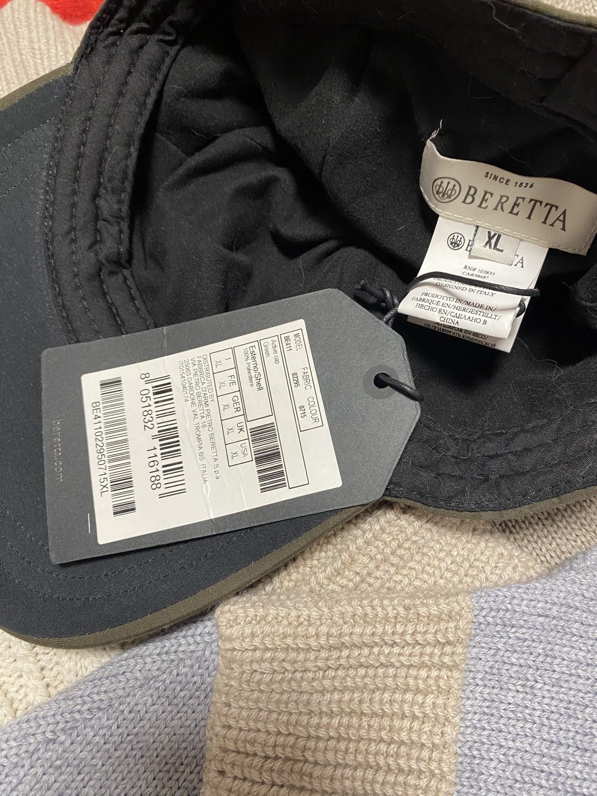 Beretta Beretta Hunting Khaki Olive Green Cap Size: XL New With Tags Size ONE SIZE - 7 Thumbnail