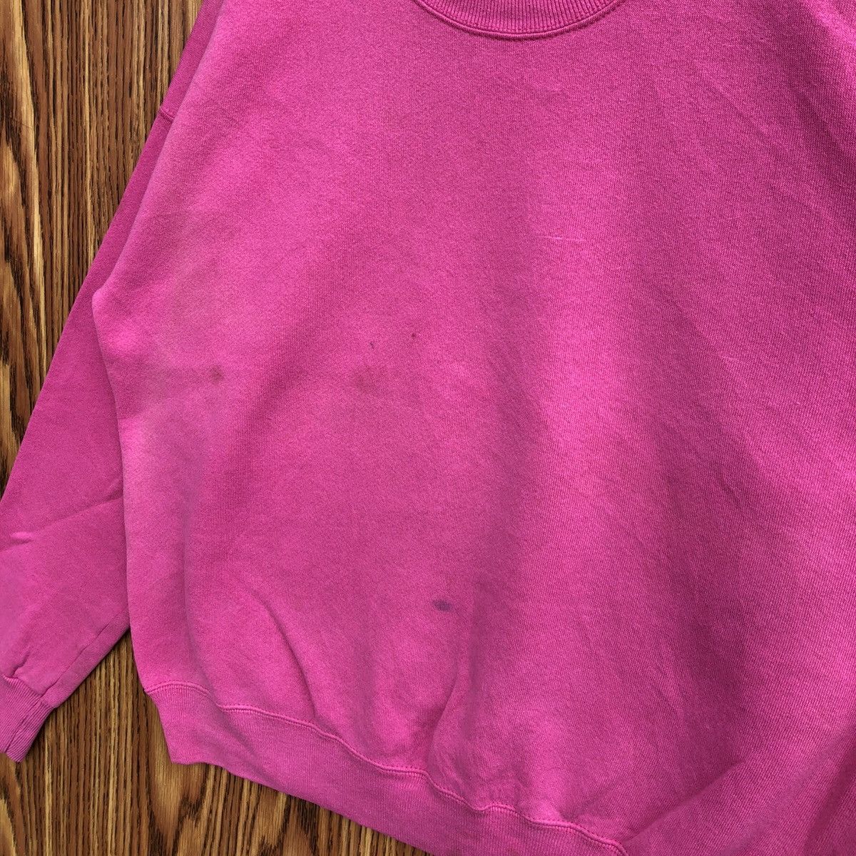 Vintage Vintage 90s Rare Essential Lee Basic Megenta Crewneck Size US L / EU 52-54 / 3 - 5 Thumbnail