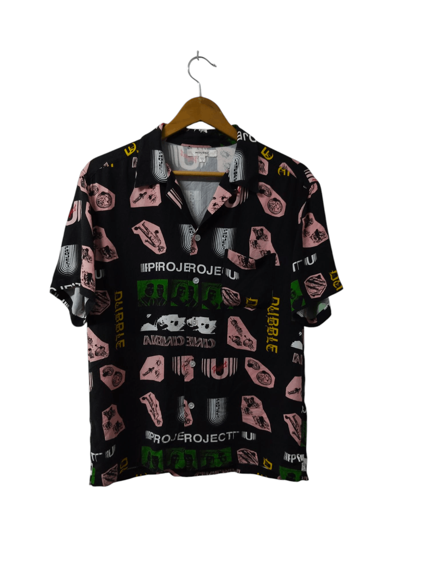 Japanese Brand × MOUSSY Moussy cinematic button ups shirt nice design Size US M / EU 48-50 / 2 - 1 Thumbnail
