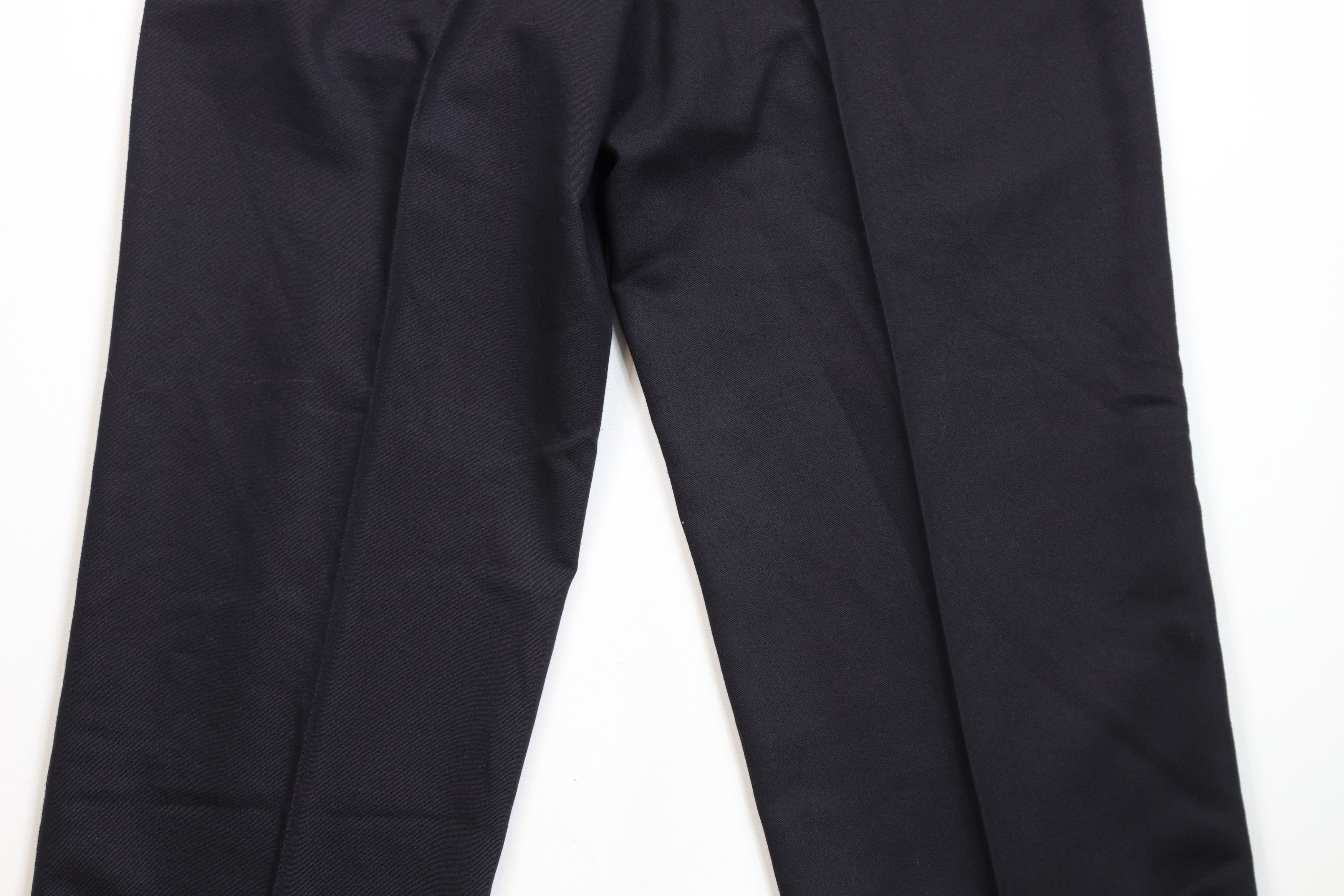 Vintage Vintage 90s Streetwear Blend Wide Leg Chino Pants Dark Blue Size US 34 / EU 50 - 11 Thumbnail