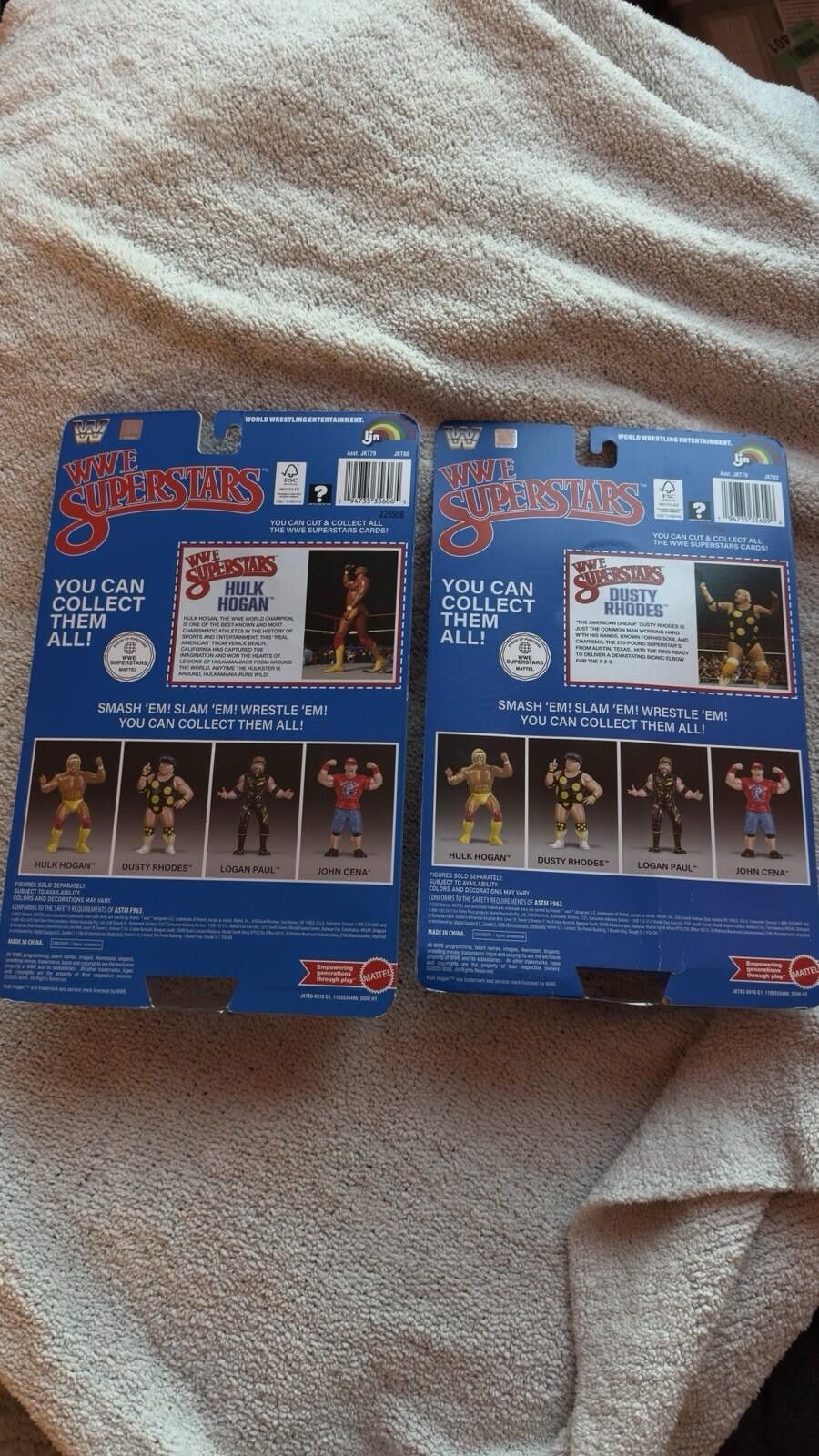 Other WWE LJN MATTEL SUPERSTARS DUSTY RHODES and Hulk Hogan Size ONE SIZE - 2 Thumbnail