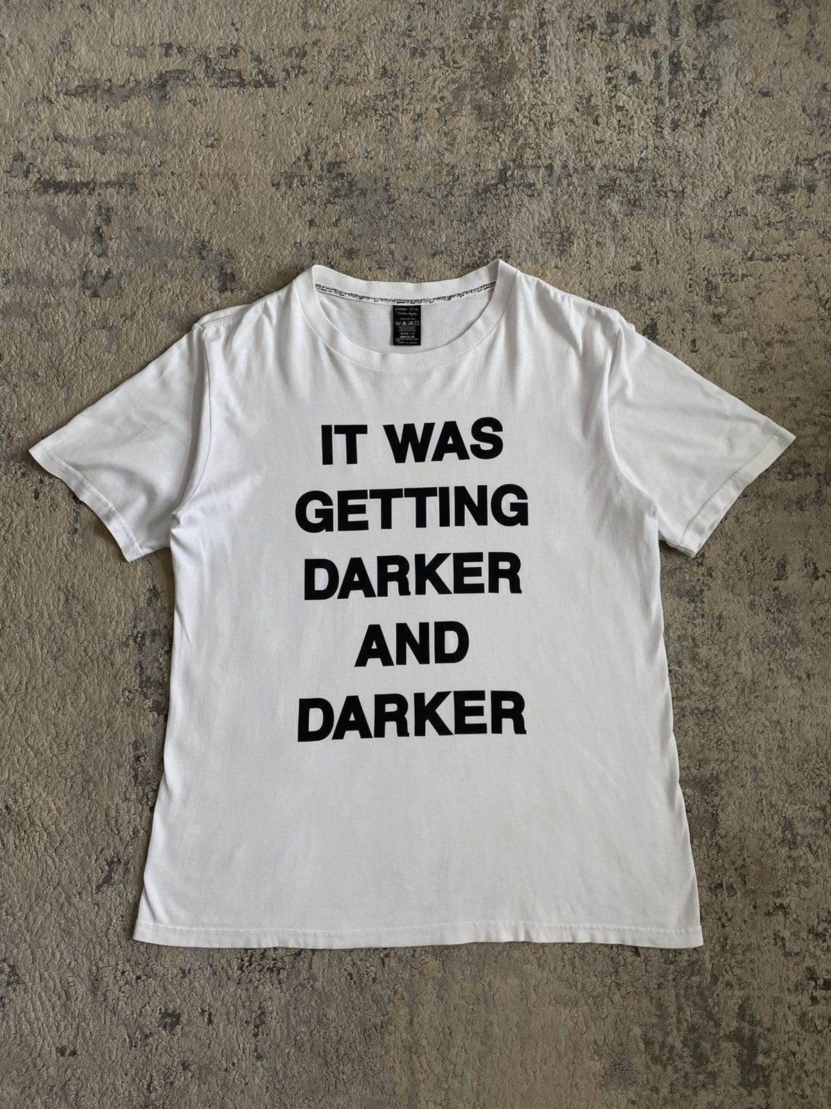 Pre-owned Number N Ine X Takahiromiyashita The Soloist Number (n)ine - Aw09 It Was Getting Darker And Darker Tee