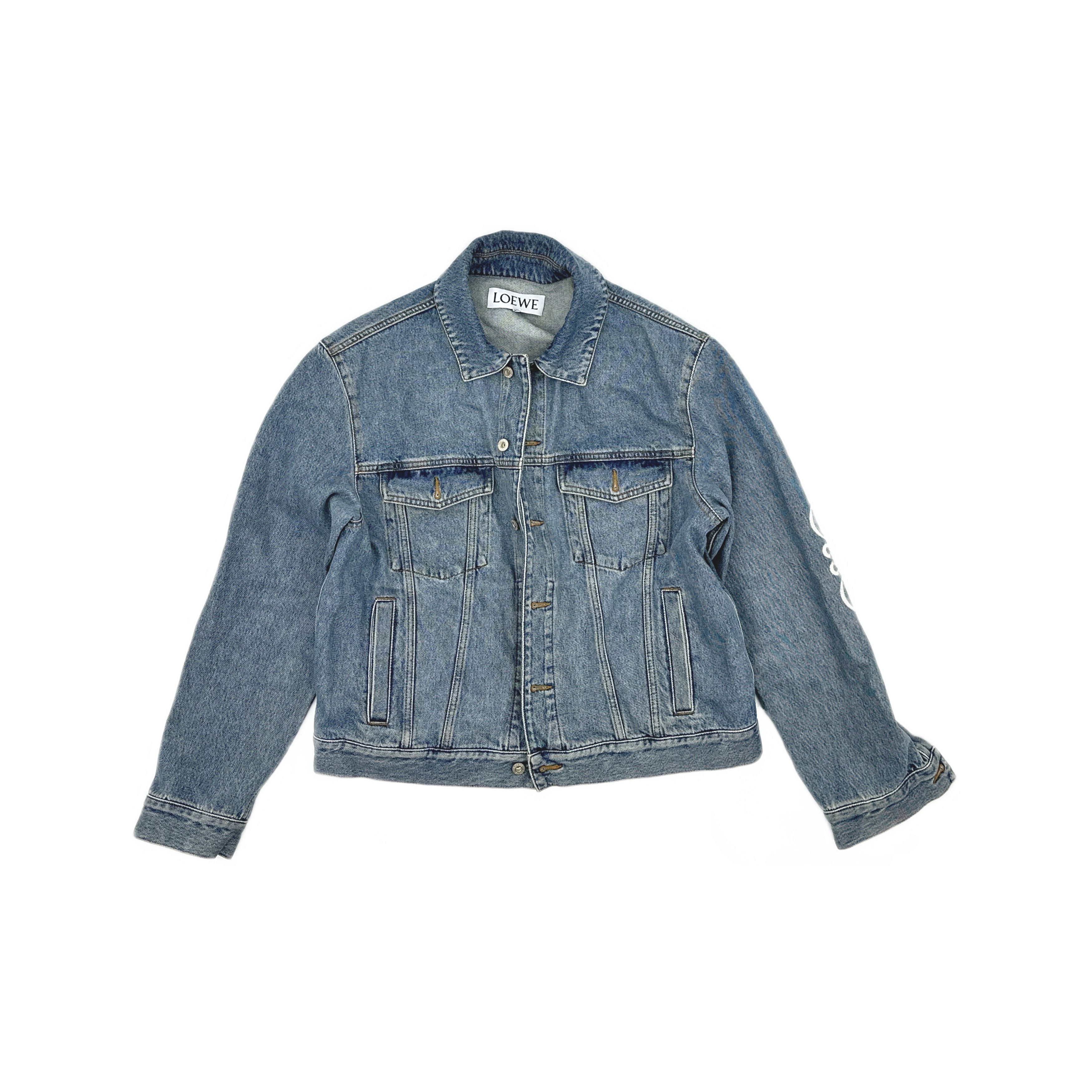 Loewe LOEWE Anagram Denim Jacket Size 48 Size US M / EU 48-50 / 2 - 1 Thumbnail