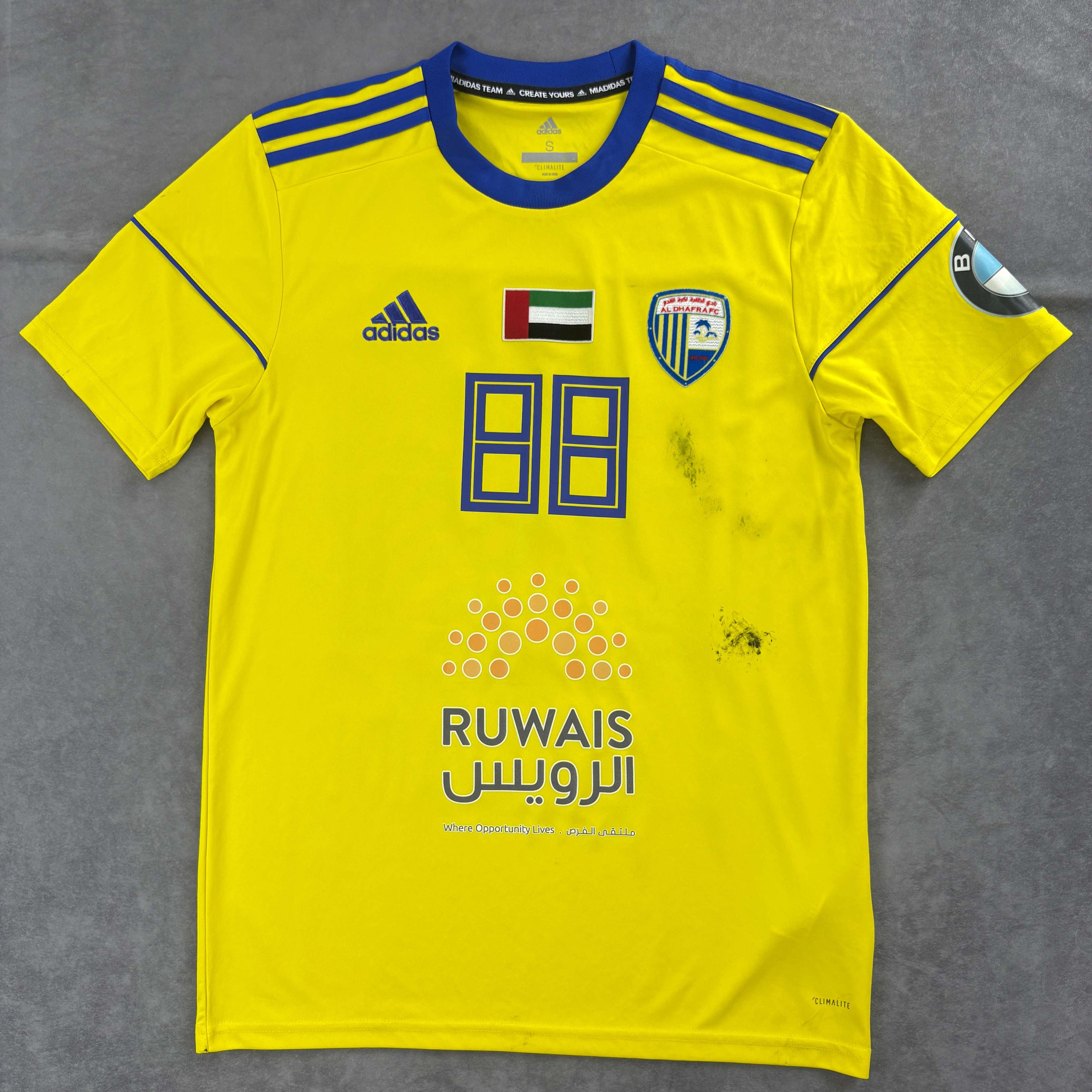 Adidas Al Dhafra 2018 Adidas Sultan Al Suwaidi football jersey sz S Size US S / EU 44-46 / 1 - 2 Thumbnail