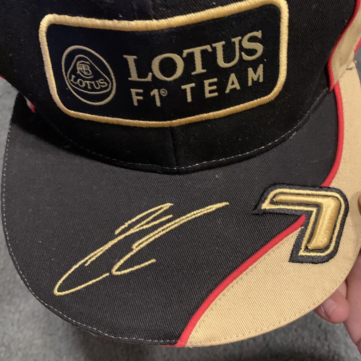 Formula 1 RARE Kimi Räikkönen 2013 Lotus F1 "The Iceman" Cap Size ONE SIZE - 4 Thumbnail