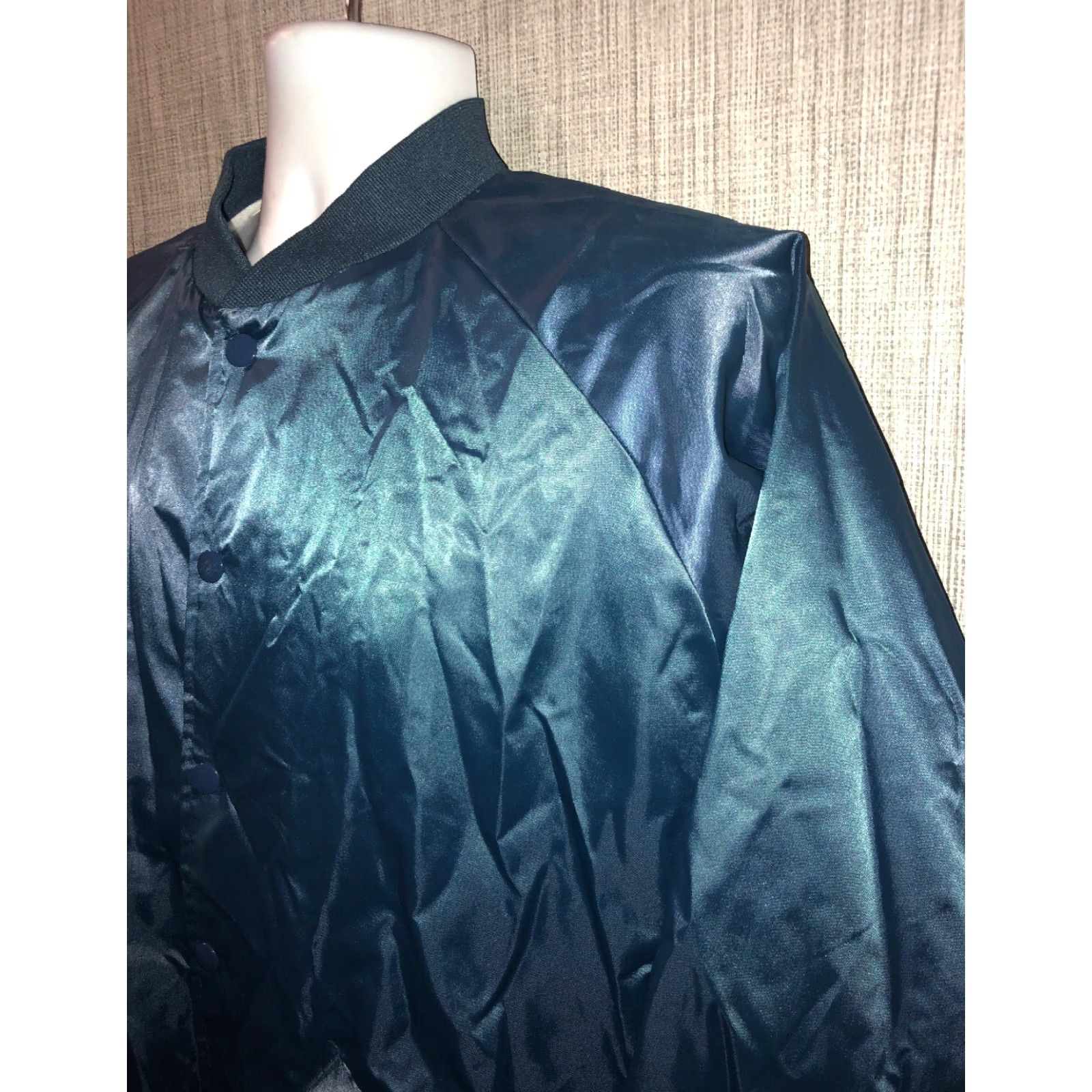 Vintage Vtg Cardinal Mens Blue Nylon Jacket Snap Button Size M Size US M / EU 48-50 / 2 - 3 Thumbnail