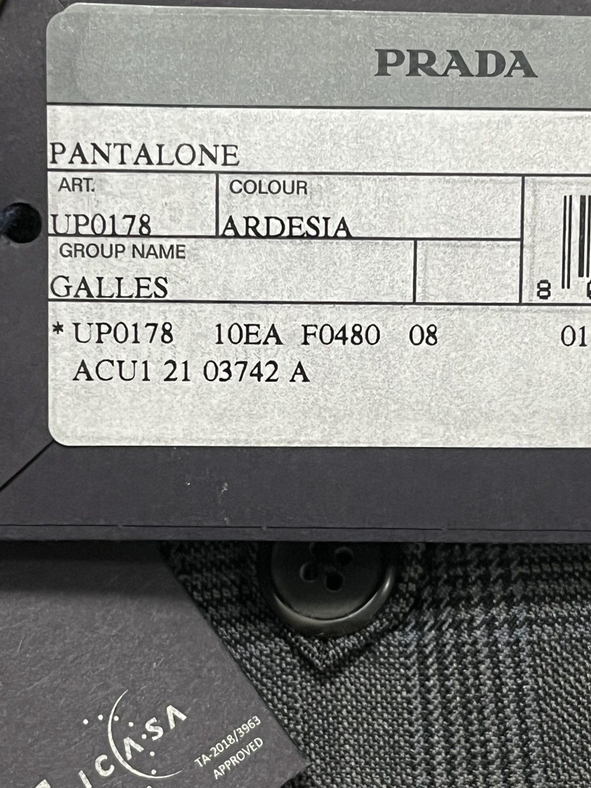 Prada Prada Pants Sz 50(34 Waist) Size 50R - 4 Thumbnail