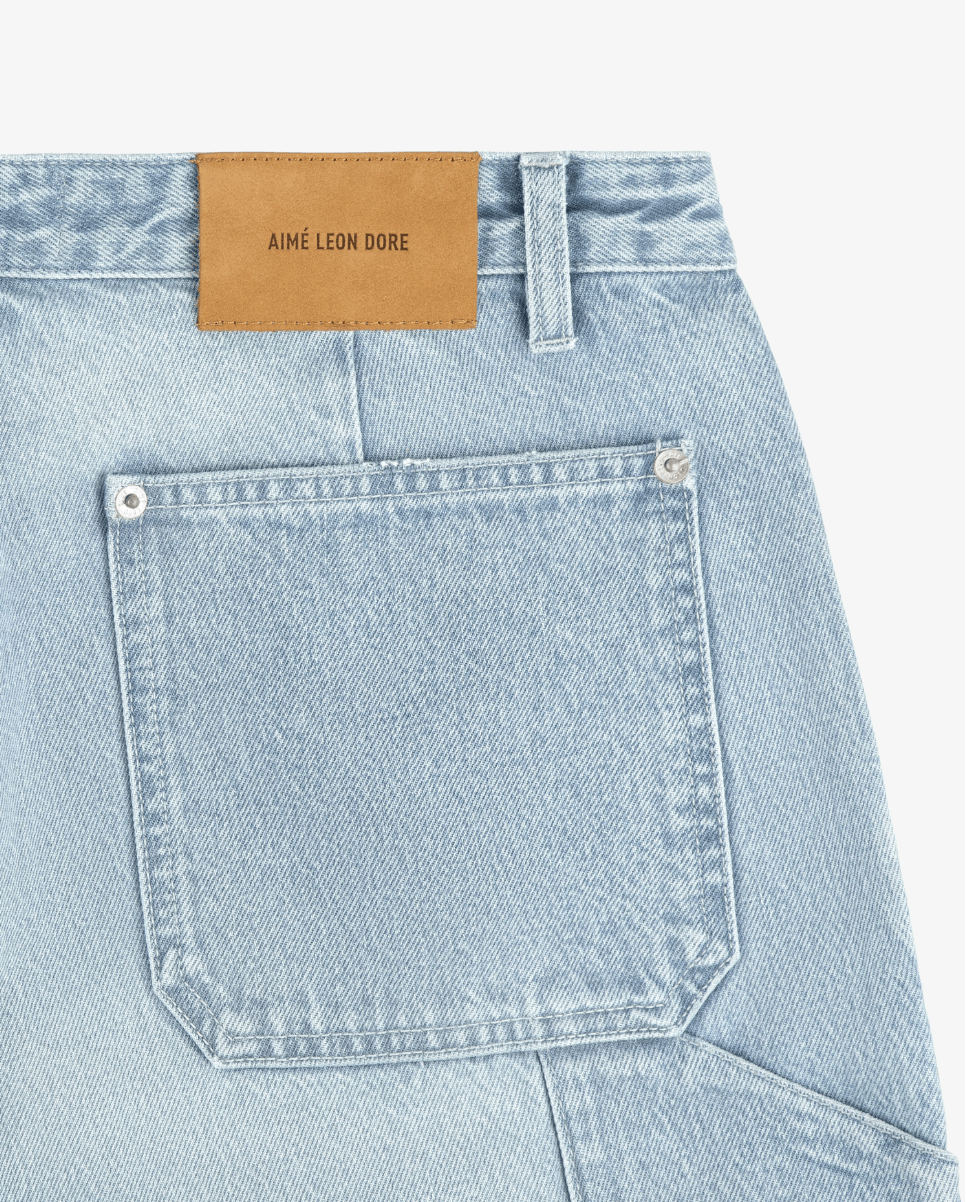 Aime Leon Dore Denim Carpenter Pant Light Blue Wash Size US 32 / EU 48 - 5 Thumbnail