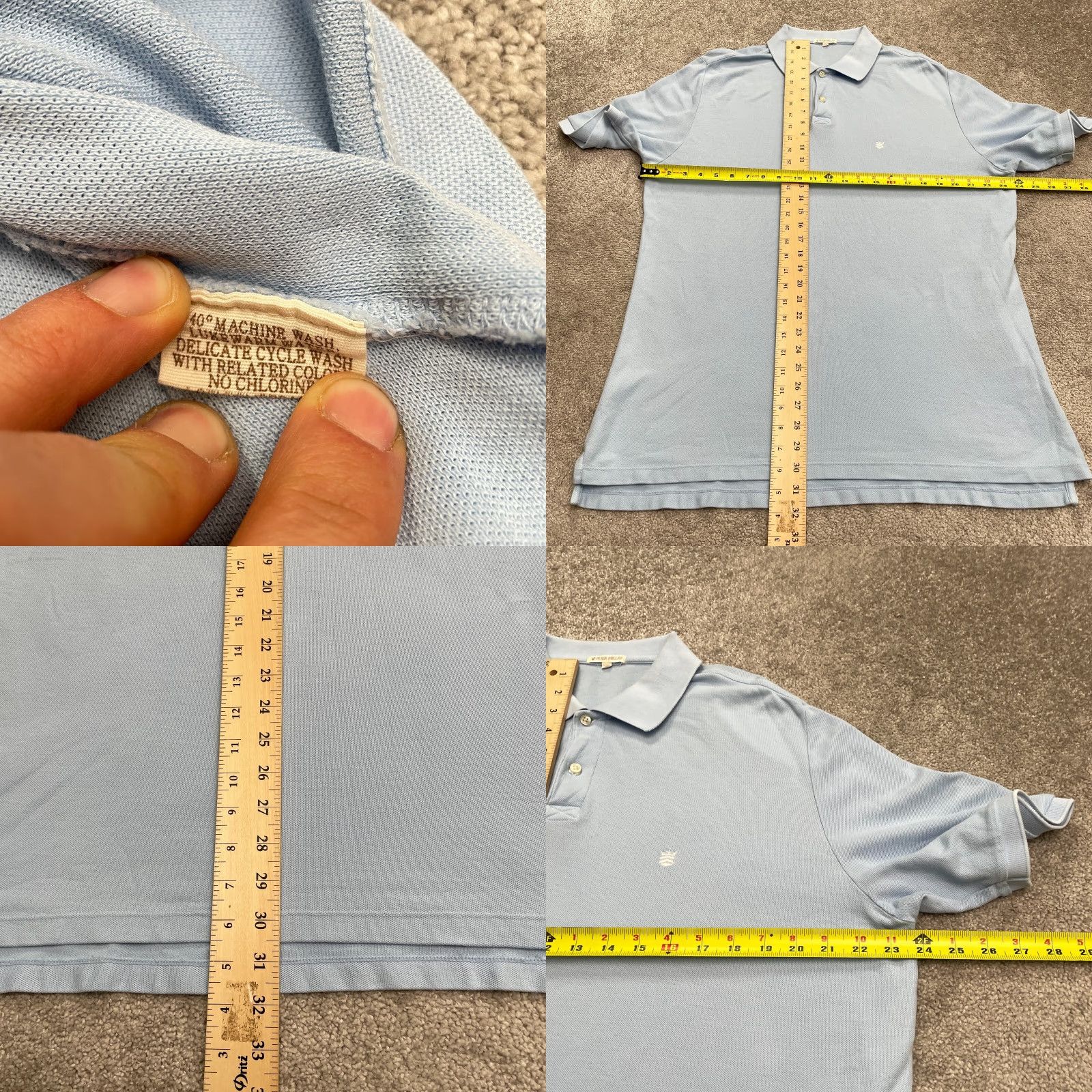 Peter Millar VINTAGE Peter Millar Boys Scout Patch Polo Shirt Men Large Light Blue Casual 90s Outdoor Sports Size US L / EU 52-54 / 3 - 7 Thumbnail