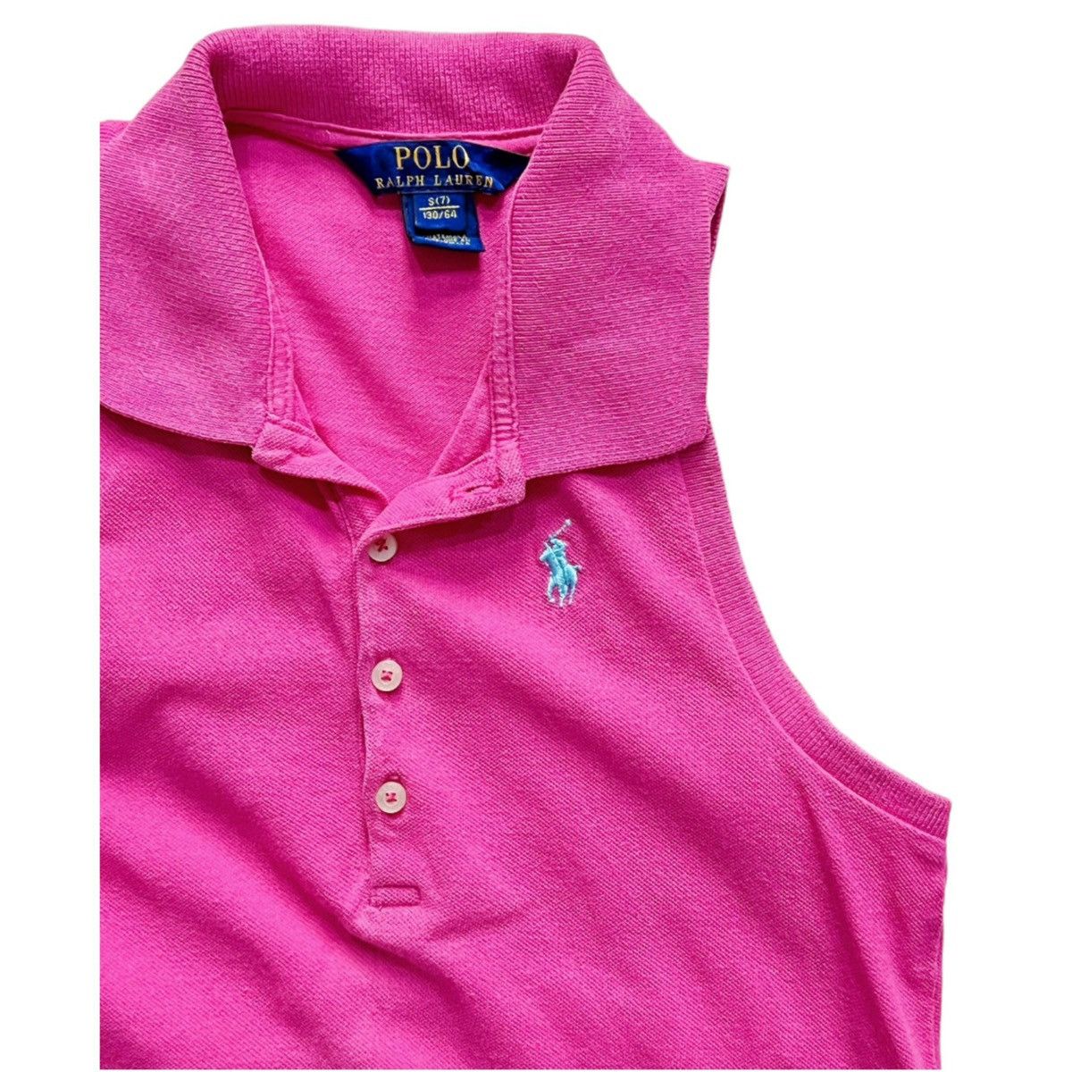 Polo Ralph Lauren Polo Ralph Lauren pink cropped tank top 💖 Size S / US 4 / IT 40 - 4 Thumbnail
