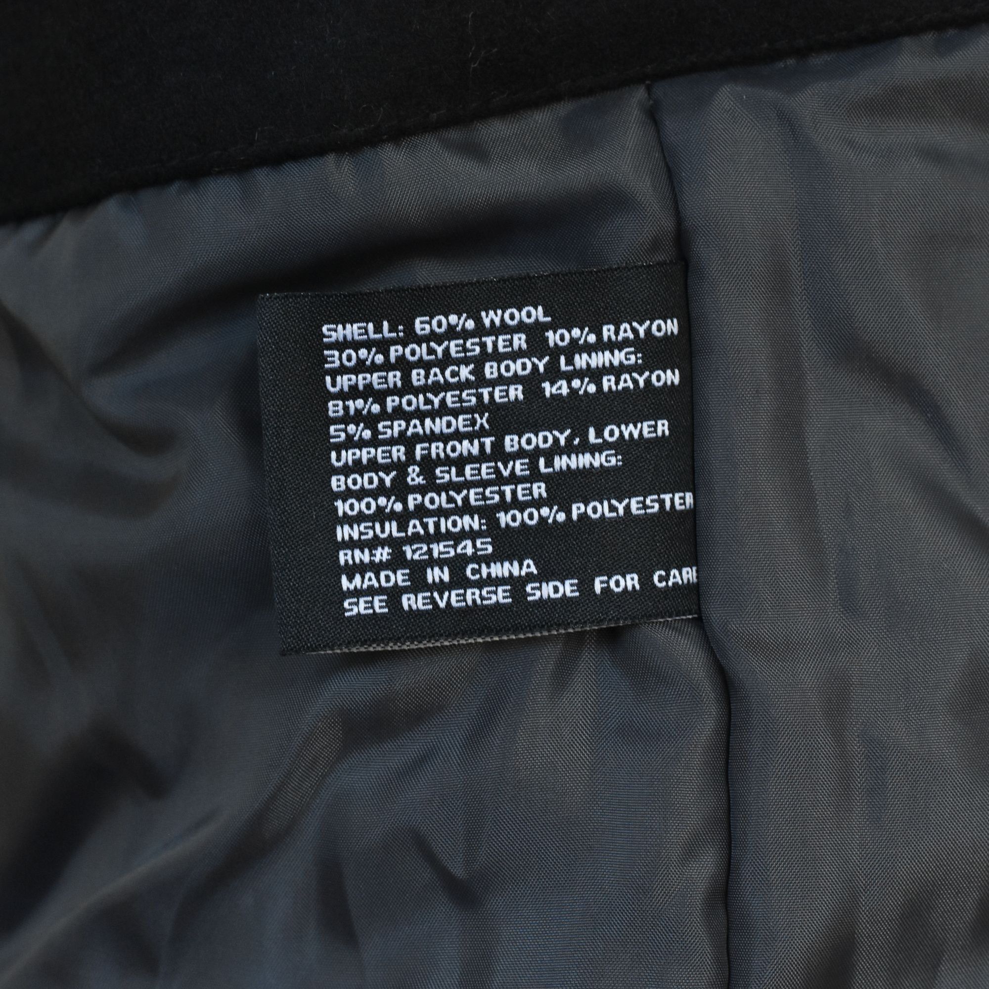 London Fog London Fog Men Amity Wool Blend Jacket Coat with Scarf Black Size US M / EU 48-50 / 2 - 9 Thumbnail