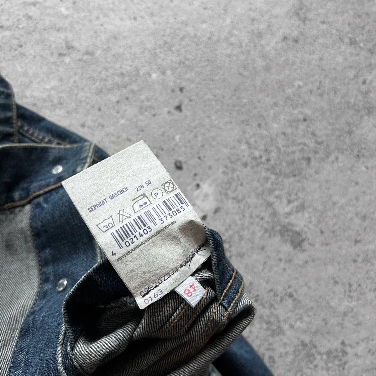 Hugo × Hugo Boss × Vintage Hugo Boss Mens Vintage 90s Blue Long Sleeve Denim Jacket Size US M / EU 48-50 / 2 - 10 Thumbnail