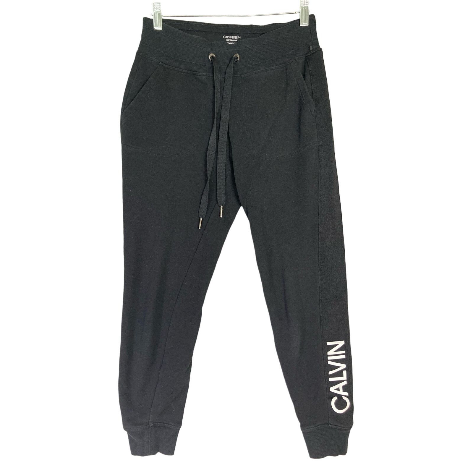 Calvin Klein Calvin Klein Women's Jogger Sweatpants Black XS Activewear Size 27" / US 4 / IT 40 - 1 Thumbnail