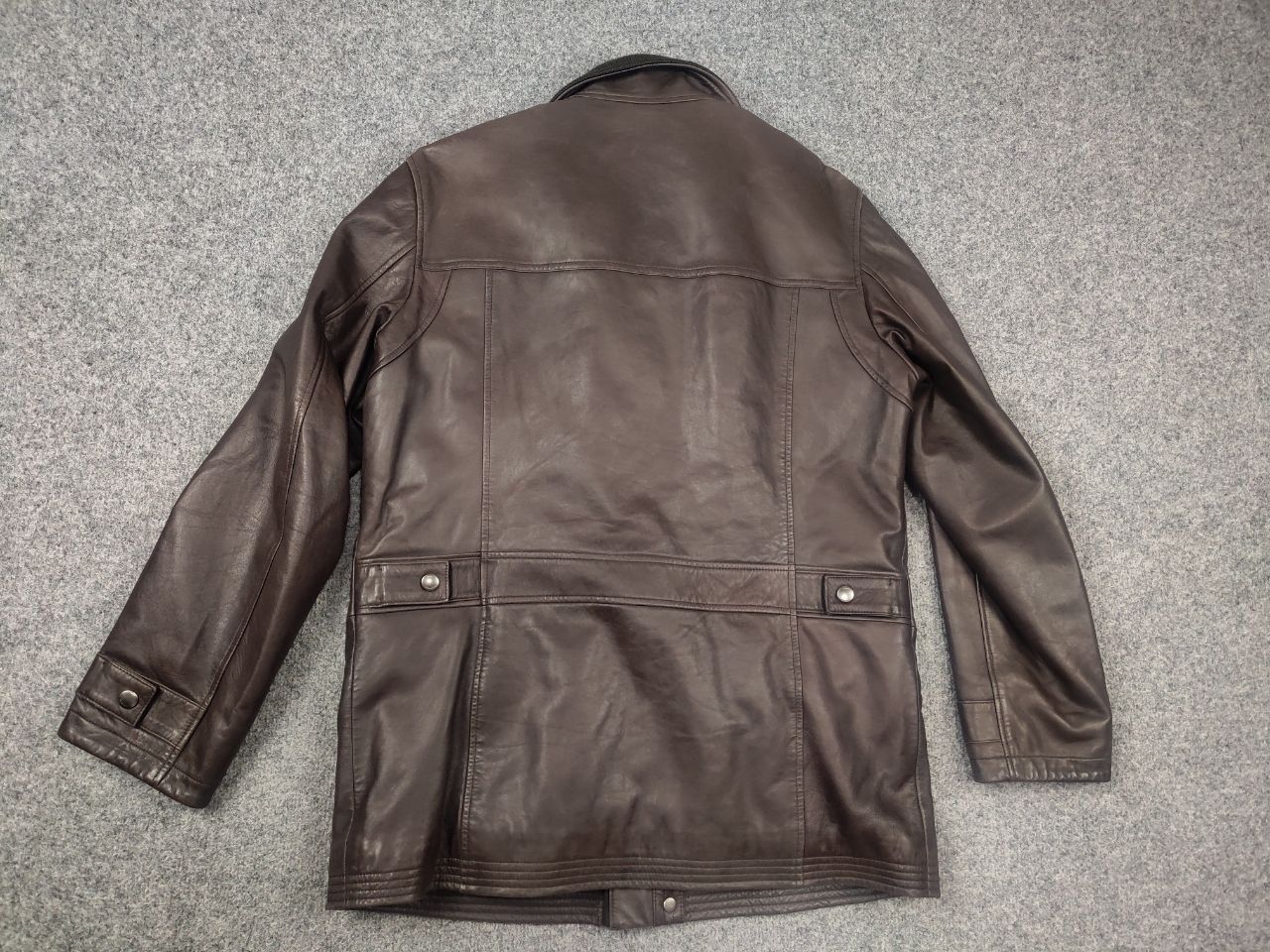 Hugo Boss Hugo Boss Italian lamb nappa Leather Brown Classic Jacket Size US M / EU 48-50 / 2 - 9 Thumbnail