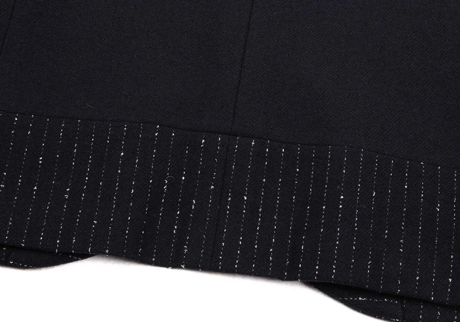 Issey Miyake Wool Stitch Design Jacket in Navy, Size XL Size US XL / EU 56 / 4 - 13 Thumbnail
