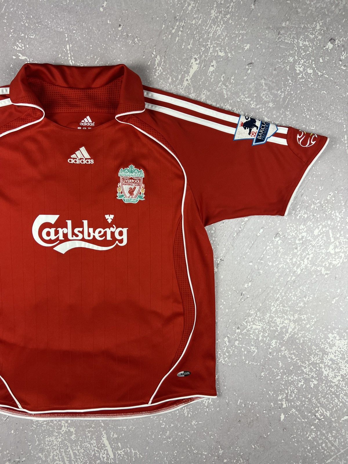 Adidas 2006-2008 Adidas Liverpool #22 Sissoko Soccer Jersey Youth M Size US XXS / EU 40 - 3 Thumbnail