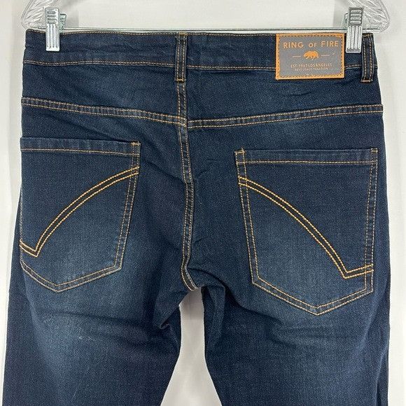 Ring Of Fire Ring of Fire Slim Fit Dark Wash Jeans Men’s 30” x 30” Blue Size US 30 / EU 46 - 11 Thumbnail