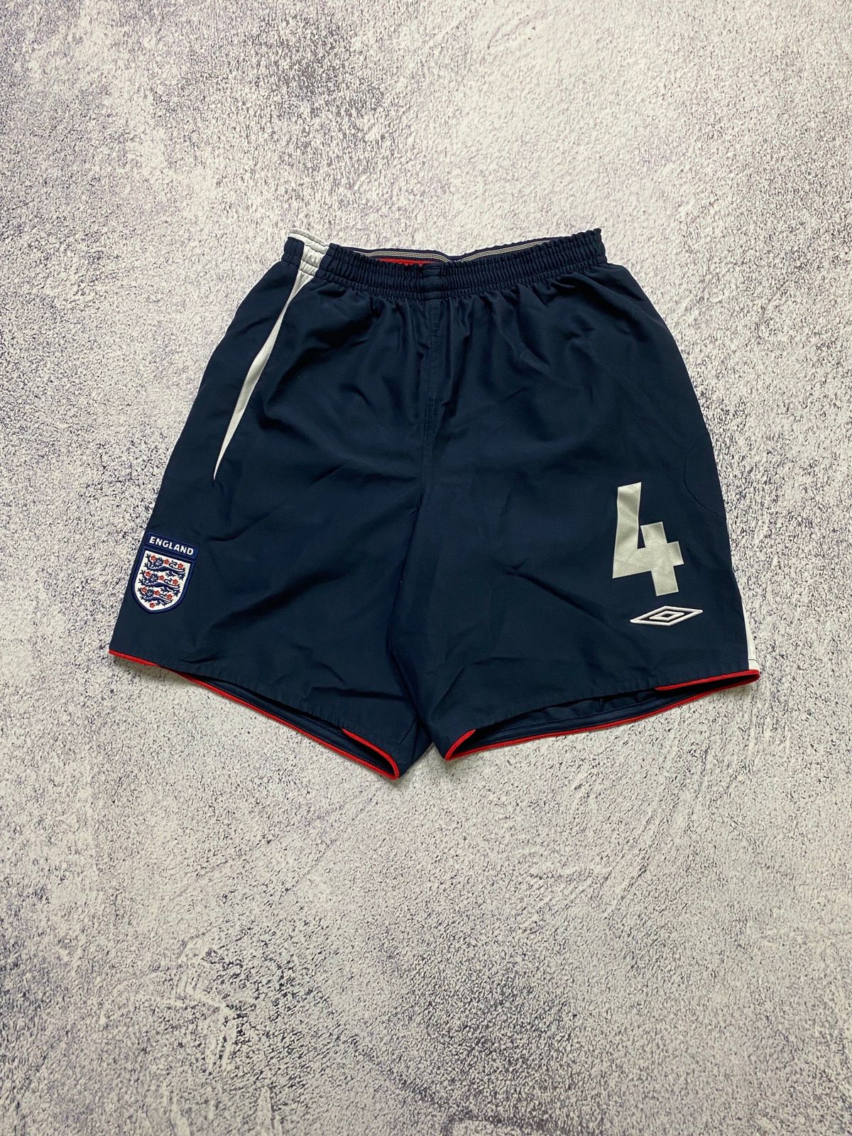 Pre-owned Soccer Jersey X Umbro Vintage England Soccer Shorts Umbro In Blue