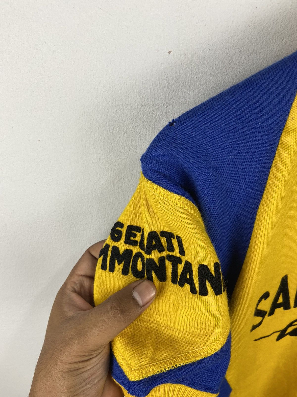 Vintage 70s SMS Santini Gelati Sammontana Bcycle Shirt Size US S / EU 44-46 / 1 - 5 Thumbnail