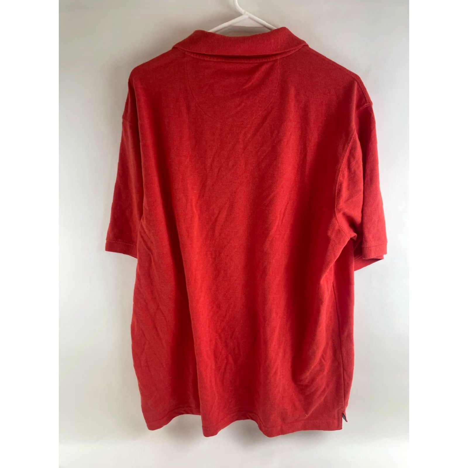 Vintage Cactus Performance Polo Shirt Men XXL Solid Red Short Sleeve Size US XXL / EU 58 / 5 - 2 Thumbnail