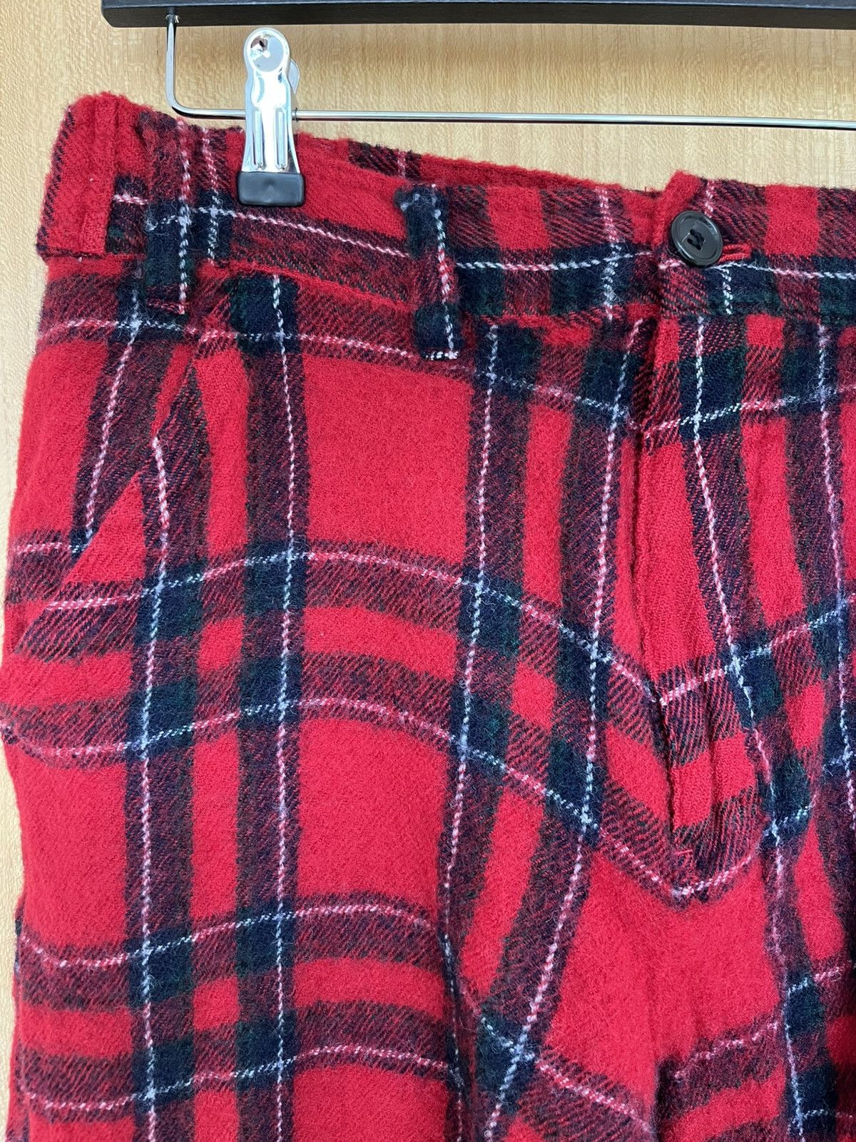 Comme des Garcons SHIRT BNWT COMME DES GARÇONS WOOL TARTEN TROUSERS M Size US 32 / EU 48 - 3 Thumbnail
