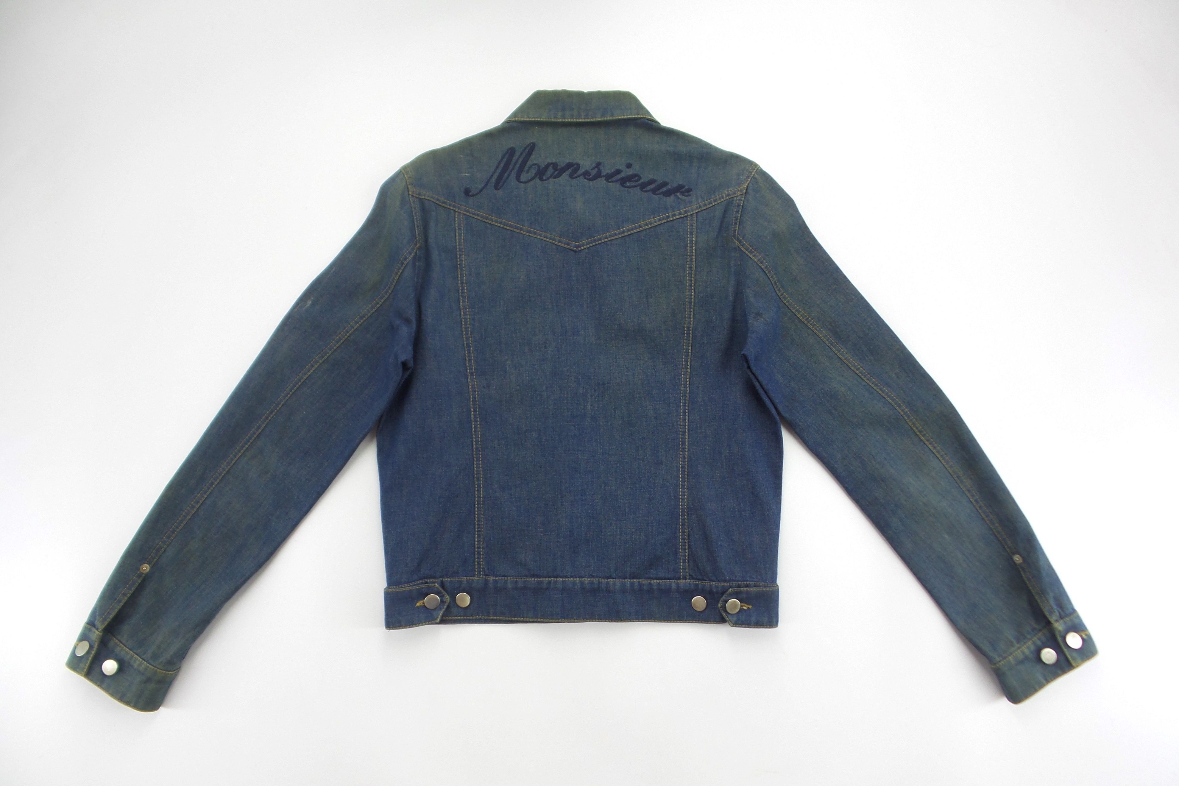 Viktor & Rolf Viktor & Rolf 'Monsieur' Western Design Denim Jackets Size XL / US 12-14 / IT 48-50 - 8 Thumbnail