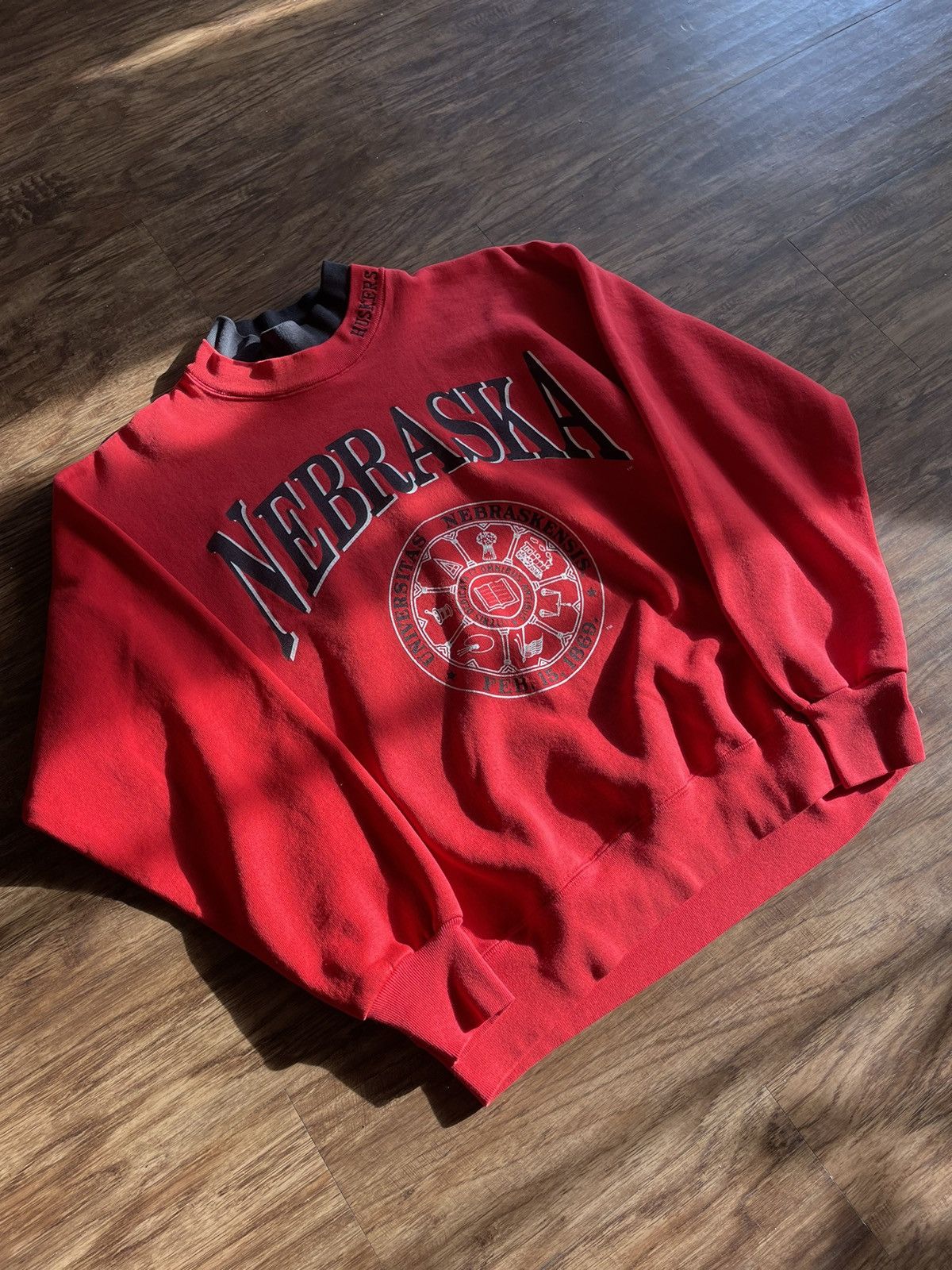 Vintage Vintage Nebraska Huskers Crewneck Size US M / EU 48-50 / 2 - 2 Thumbnail